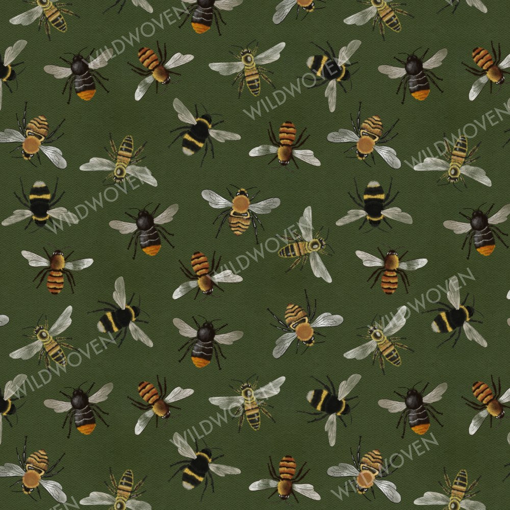 Bee Kind print swatch