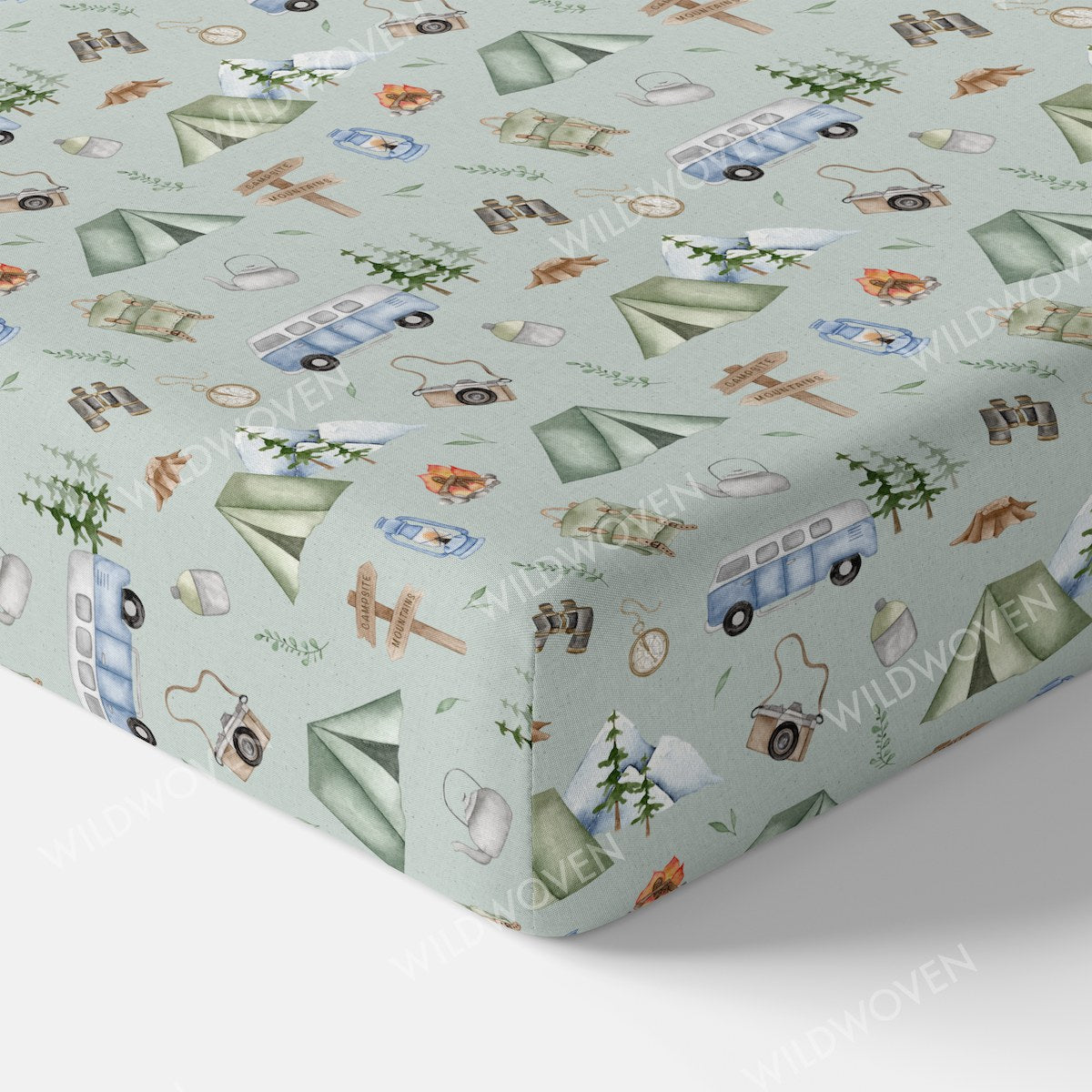 Camp Wildwoven print swatch