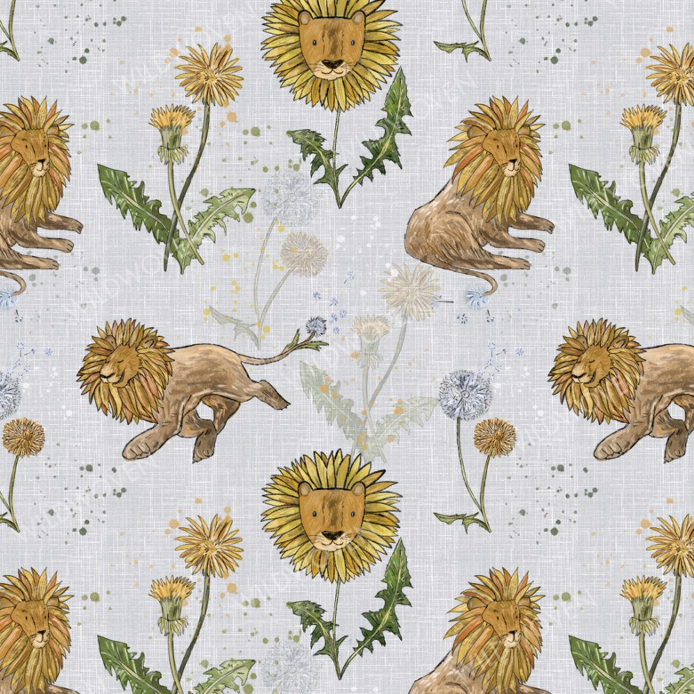Dandelion print swatch