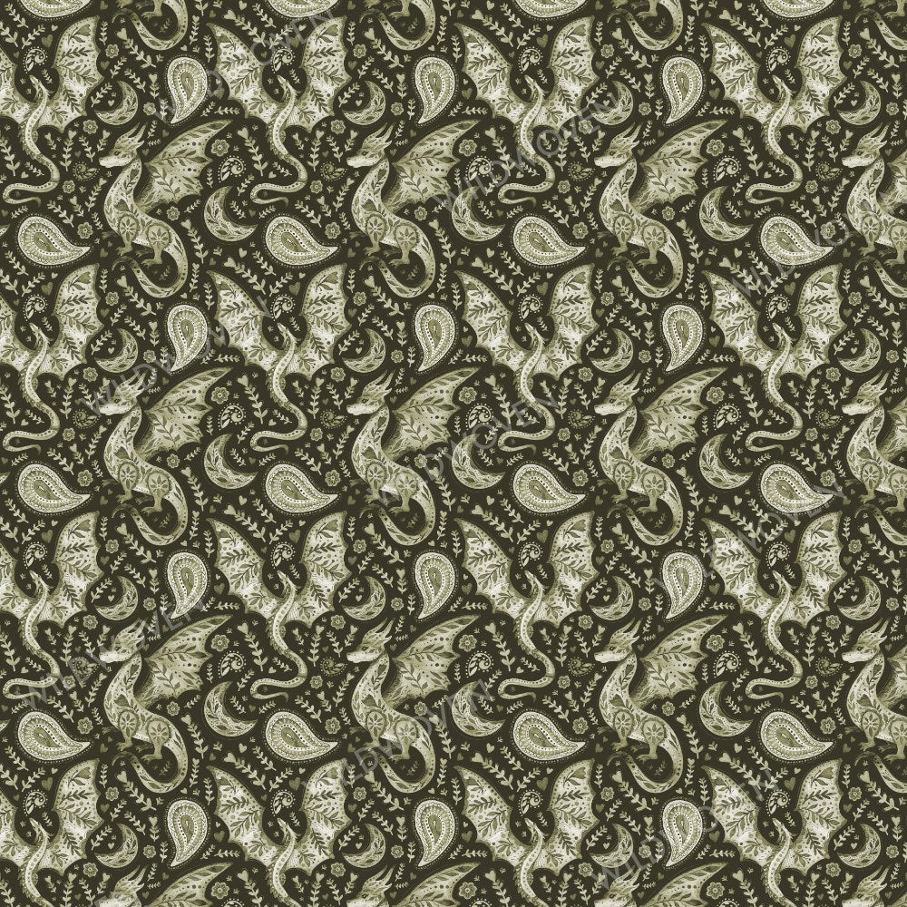 Dragon Thyme print swatch