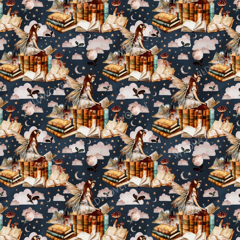 Fae Library print swatch