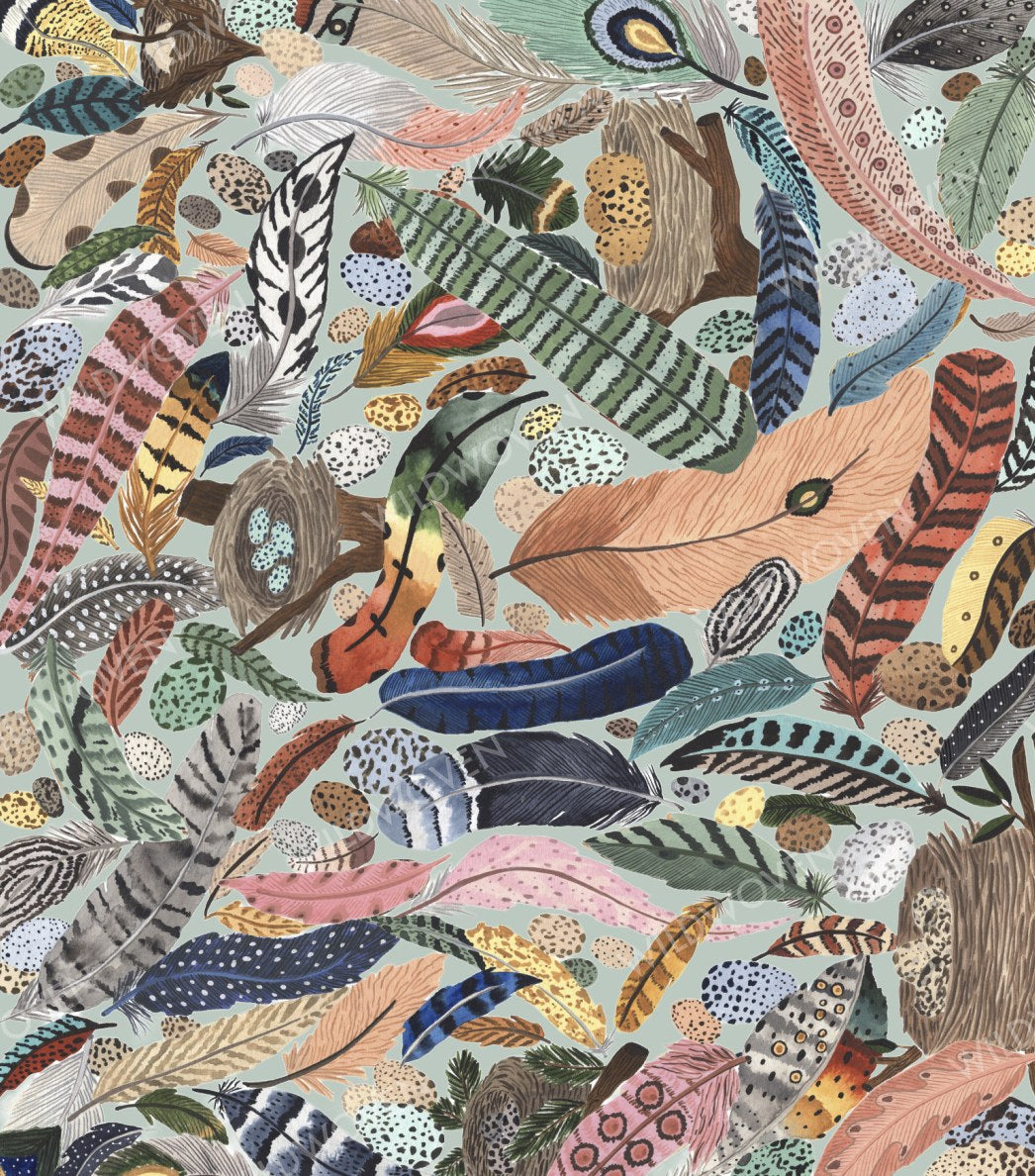 Feather Fields print swatch