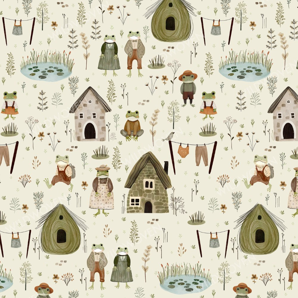 Hoppy Homestead print swatch