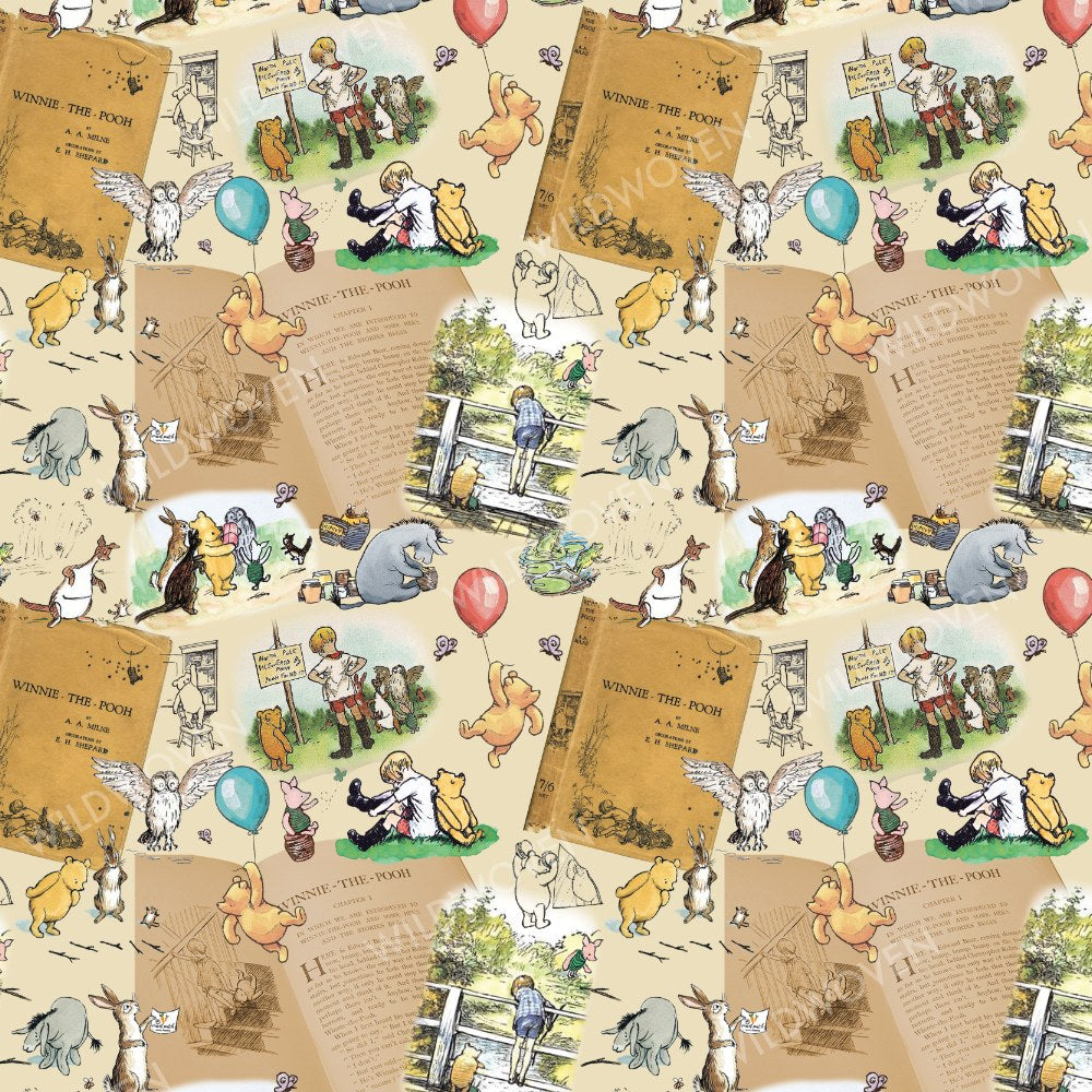 Hundred Acre Storybook print swatch