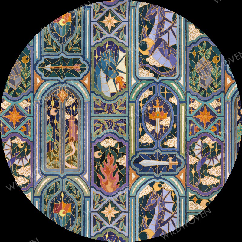 Knightime Windows print swatch