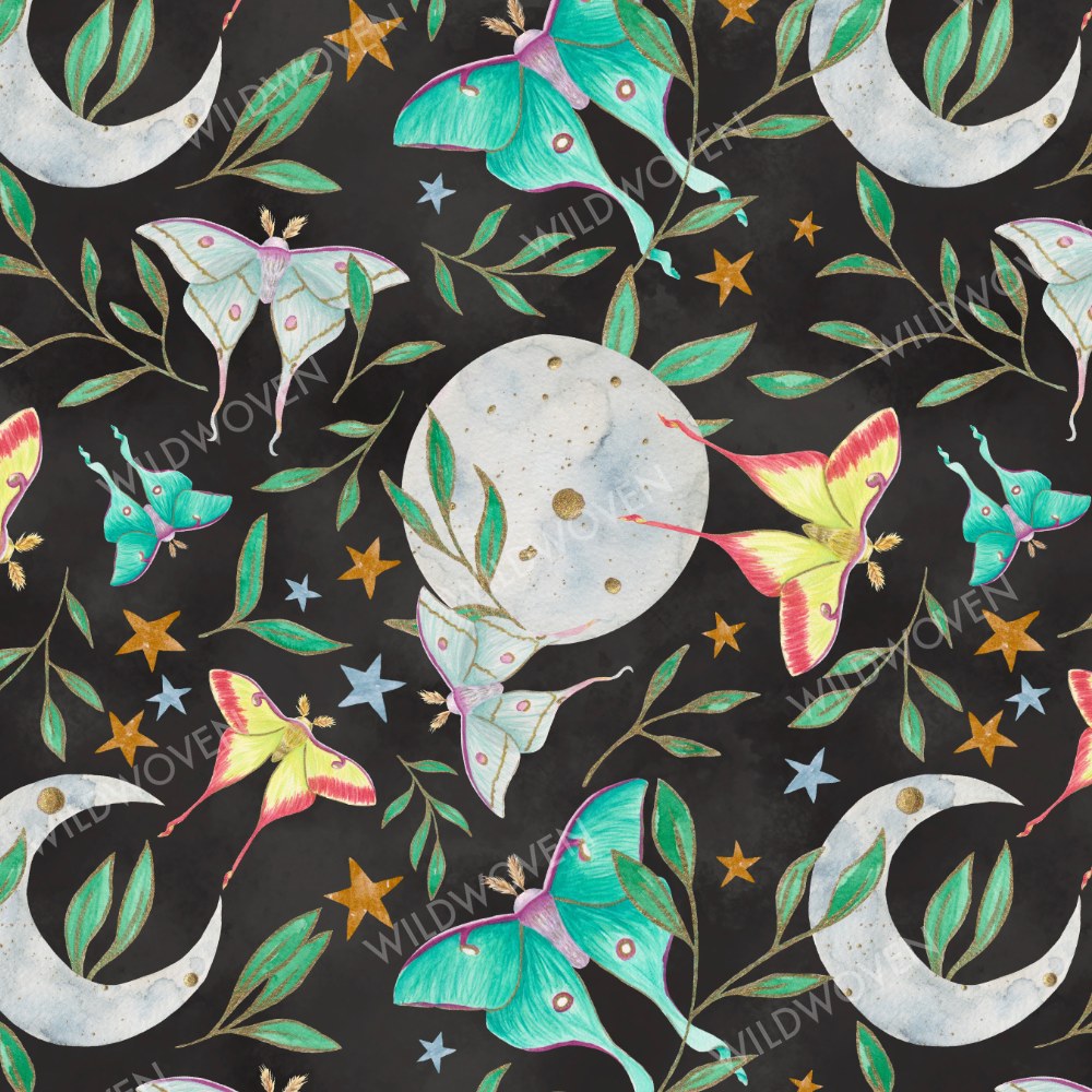 Luna Moth print swatch