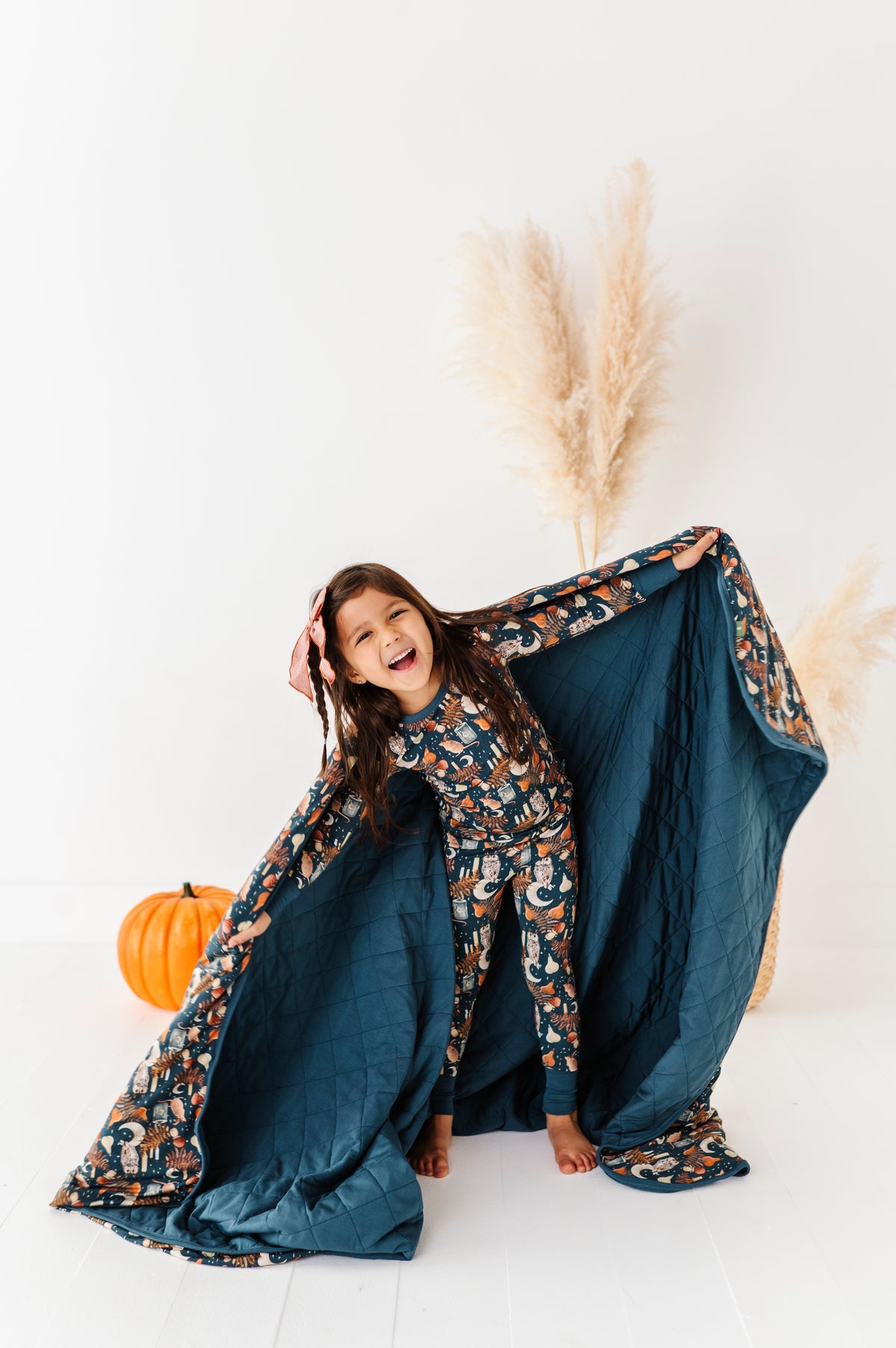 Owl-O-Ween Quilted Oversized Blanket