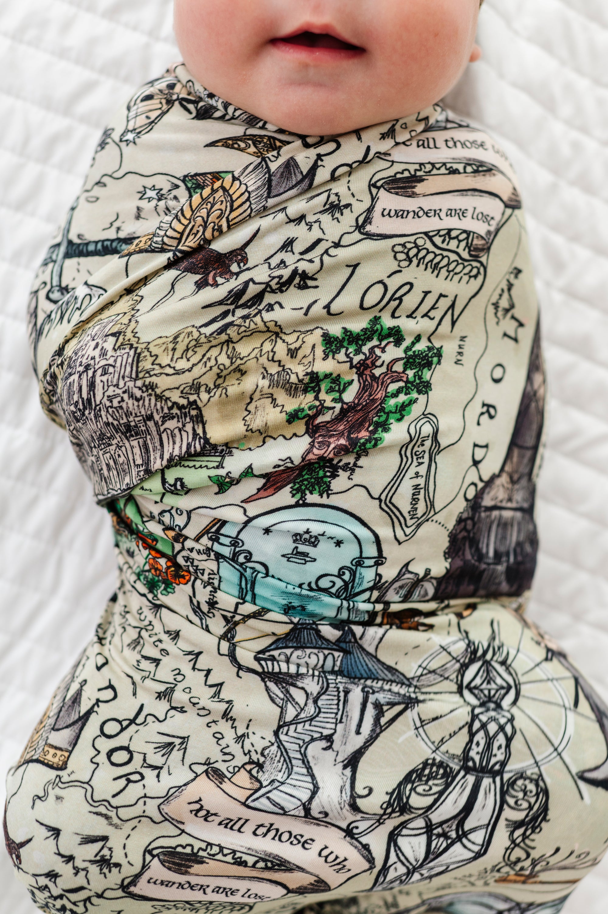 Swaddle Set in Map of Middle-earth™