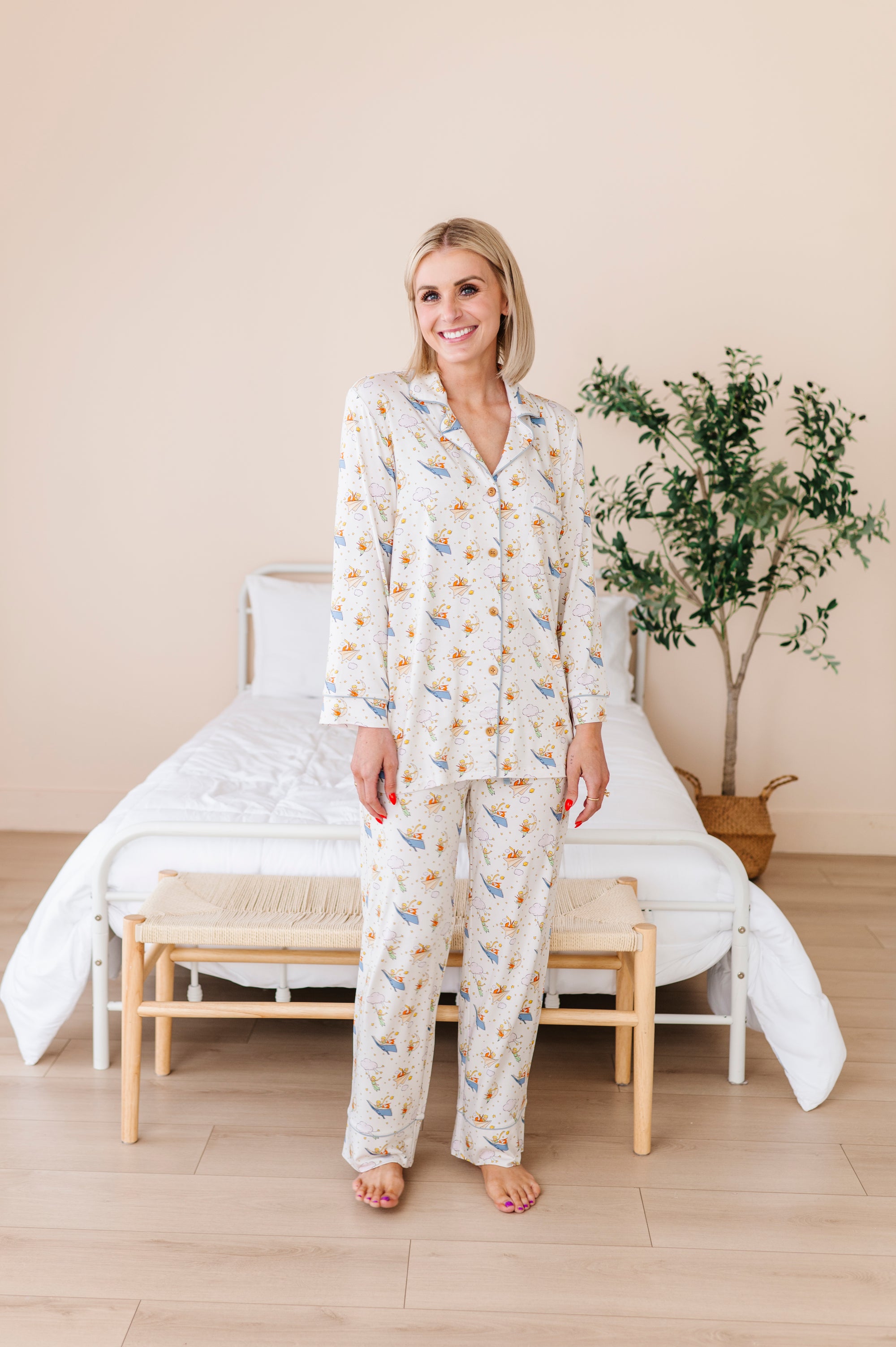 The Little Prince® Fly Away Women's Relaxed Long-Sleeve PJ Set