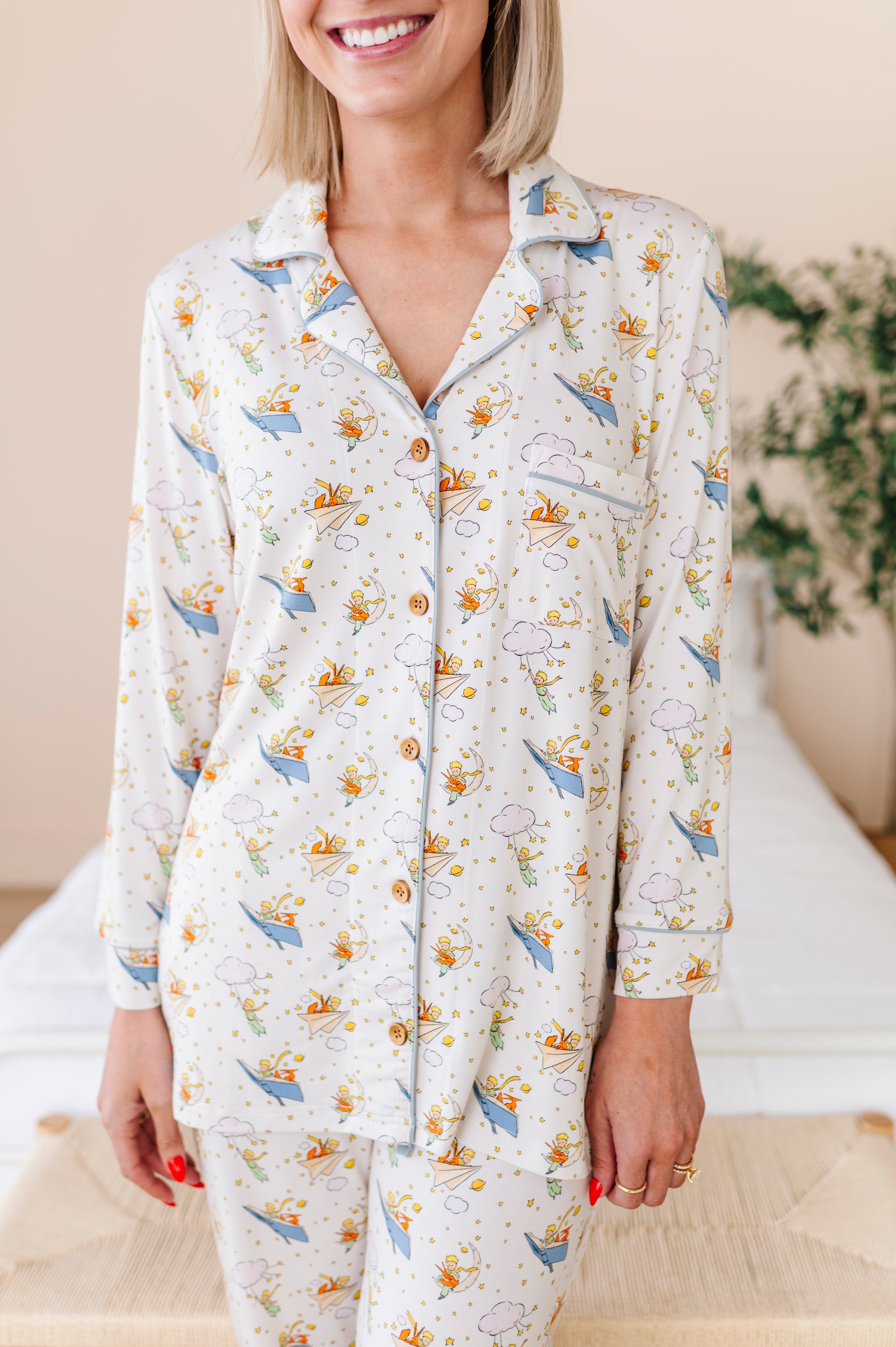 The Little Prince® Fly Away Women's Relaxed Long-Sleeve PJ Set