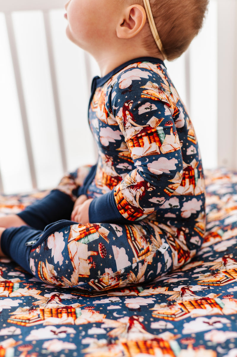 Fae Library Zip Romper