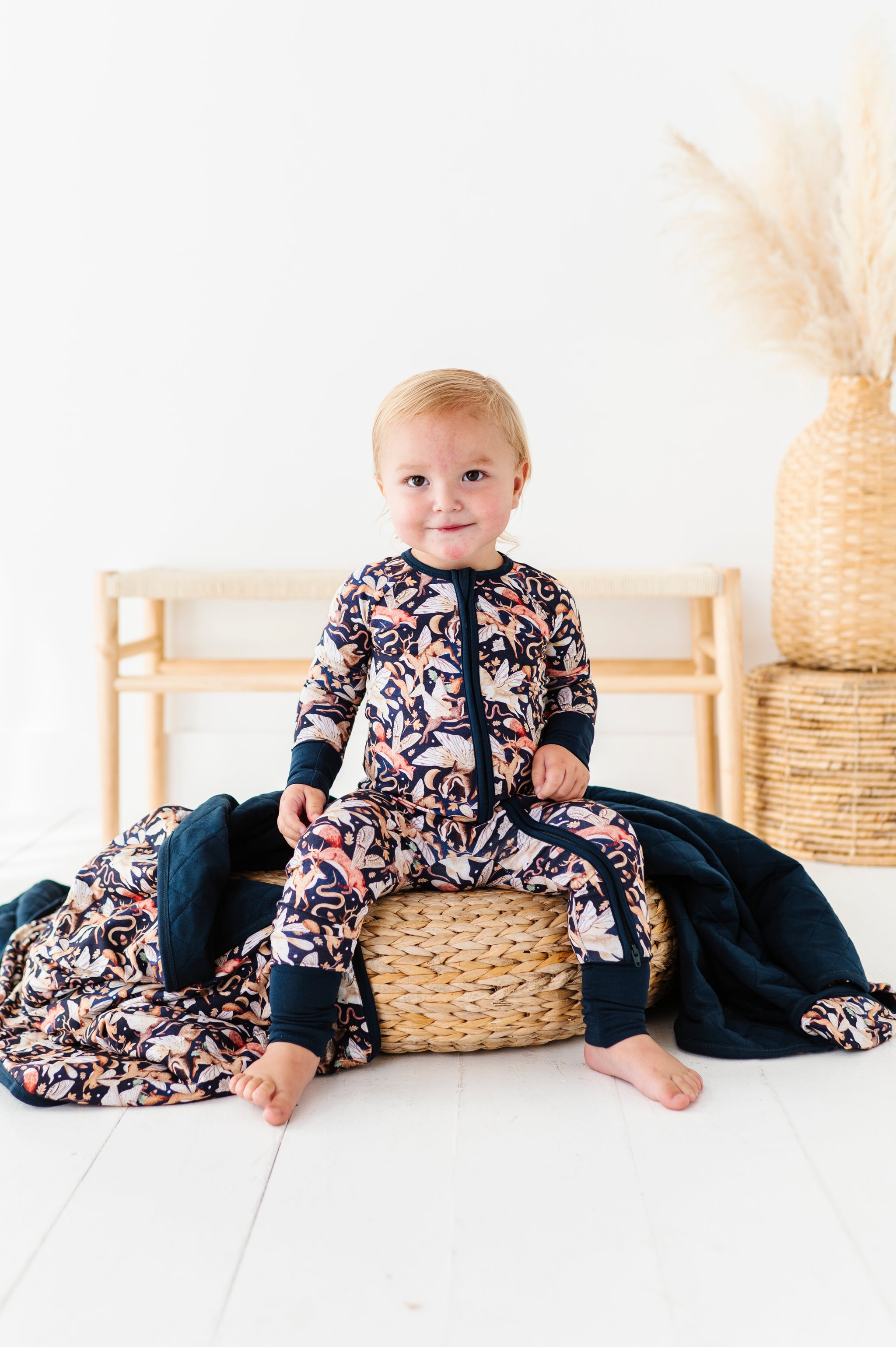 Folklore Flight Quilted Oversized Blanket