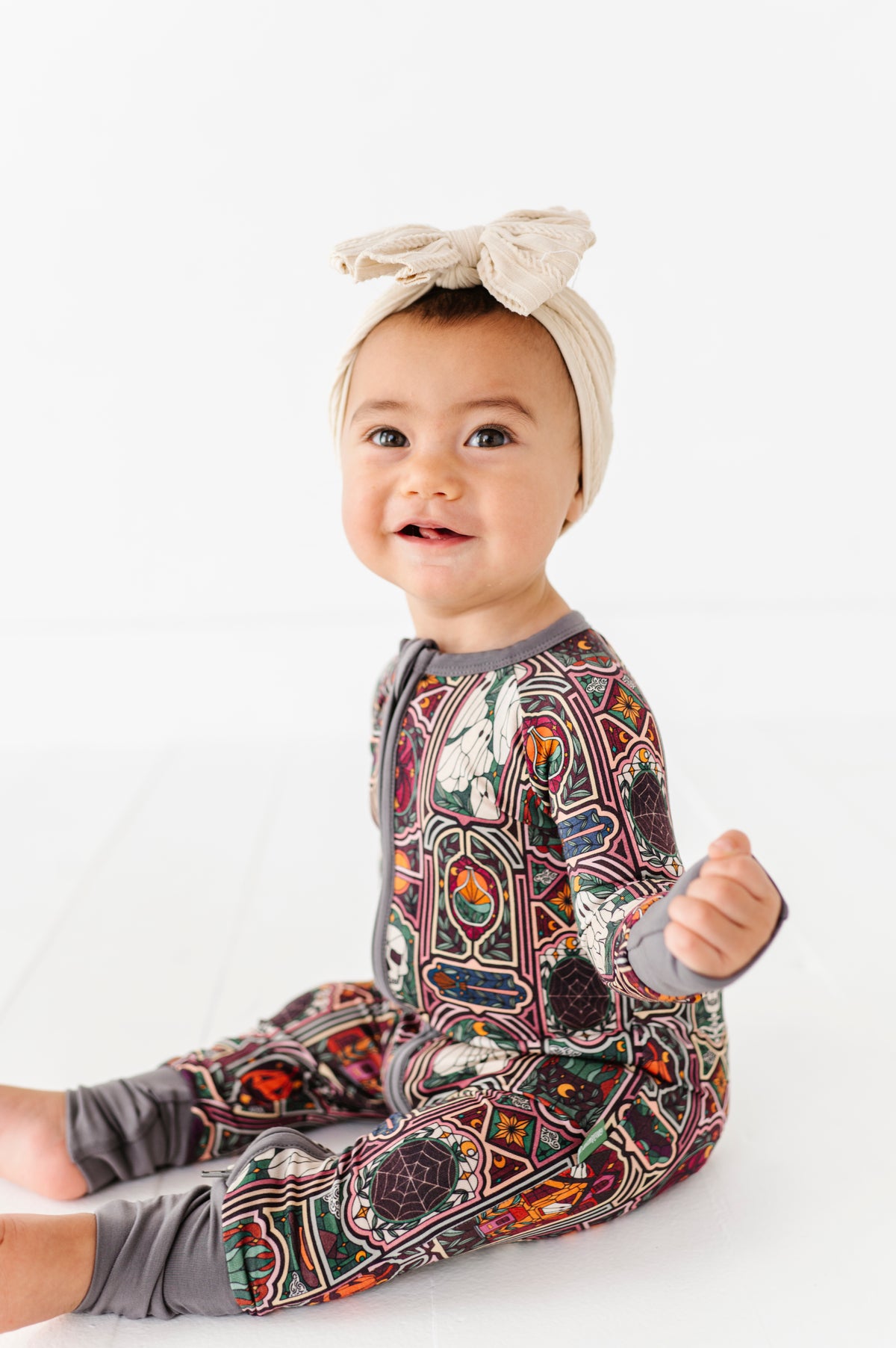 Hallowindow Zip Romper