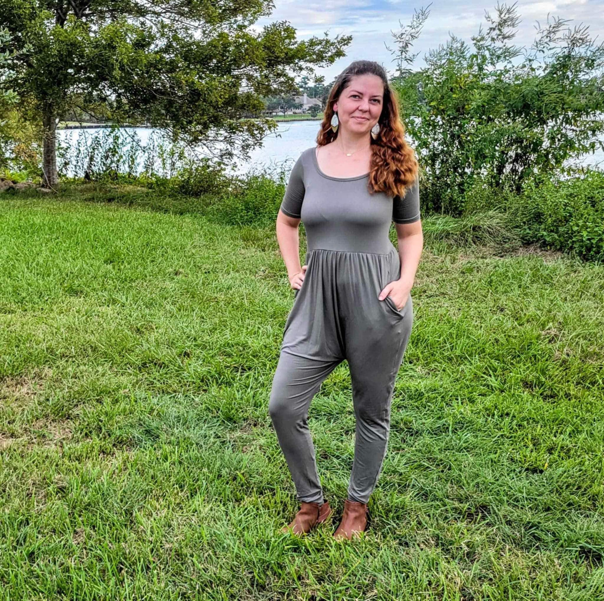 Women's Mid-Weight Twiggy Romper (Sage)