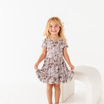 The Lord of the Rings™ Hobbiton™ Toile Girls' Twirl Dress + Shorts