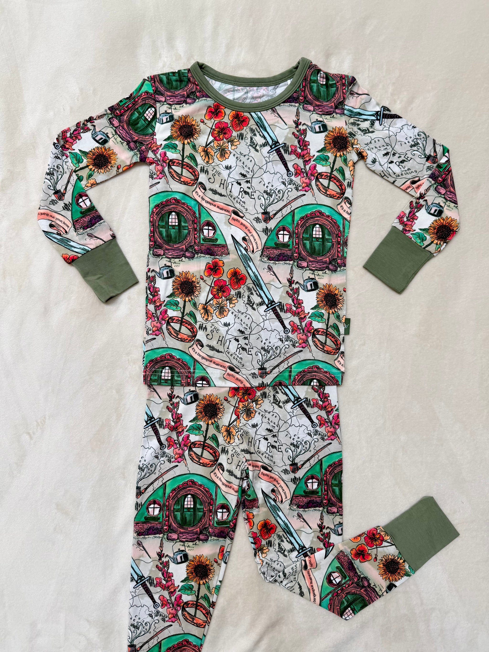 The Lord of the Rings™ Map of the Shire Two-Piece Pajama Set