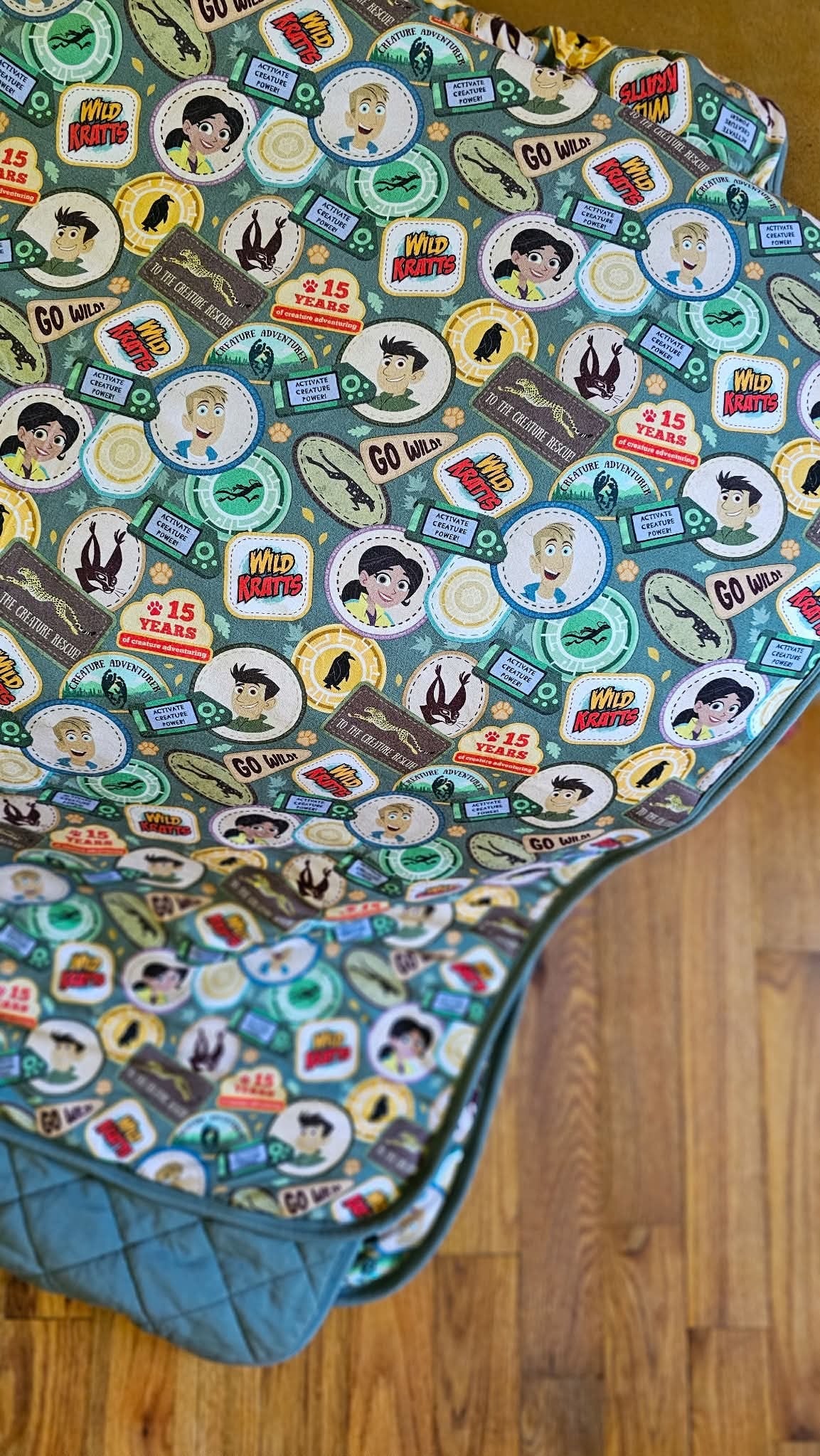 Wild Kratts® Anniversary Collection Quilted Oversized Blanket