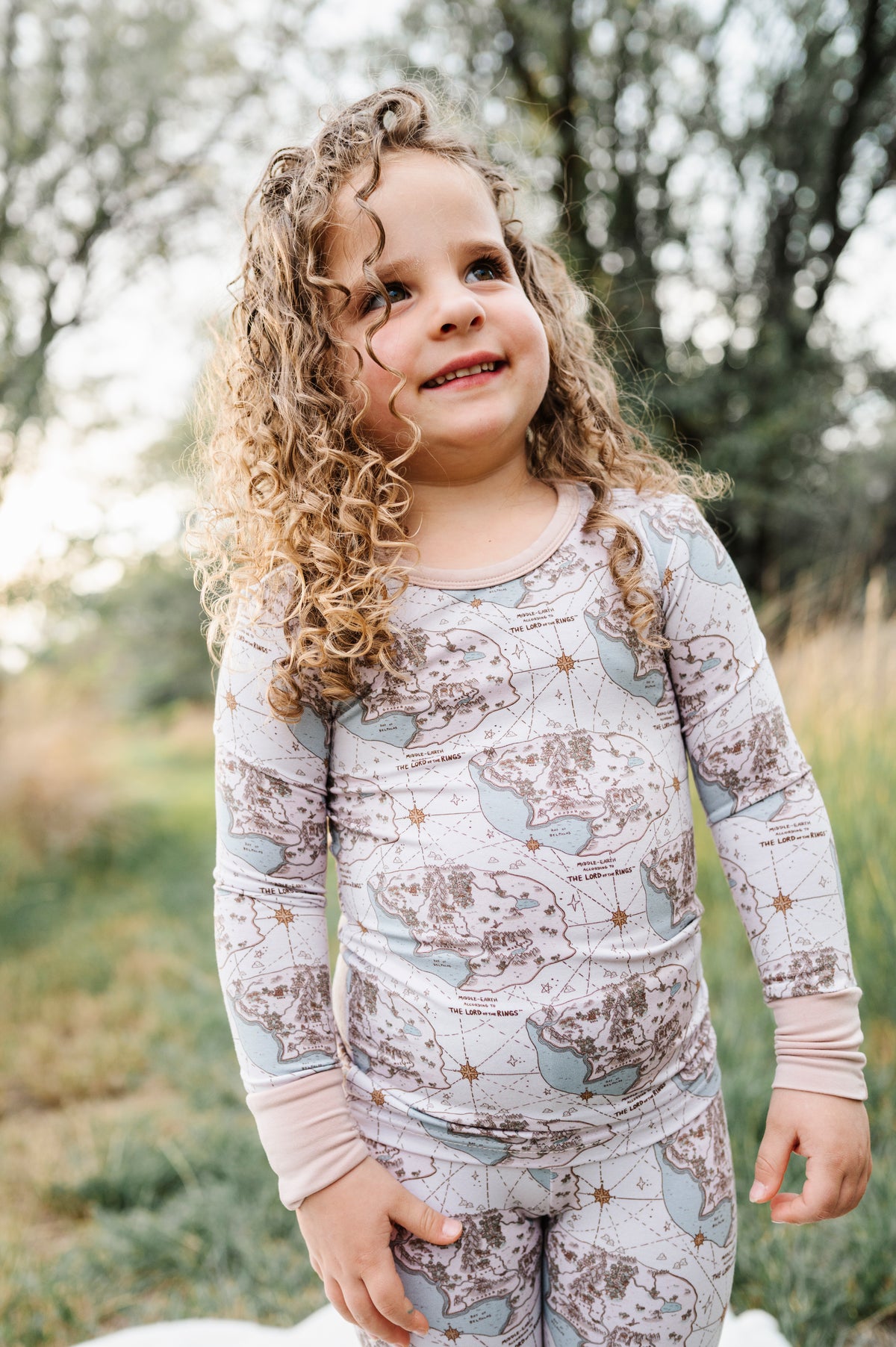 The Lord of the Rings™ Tiny Map Two-Piece Pajama Set