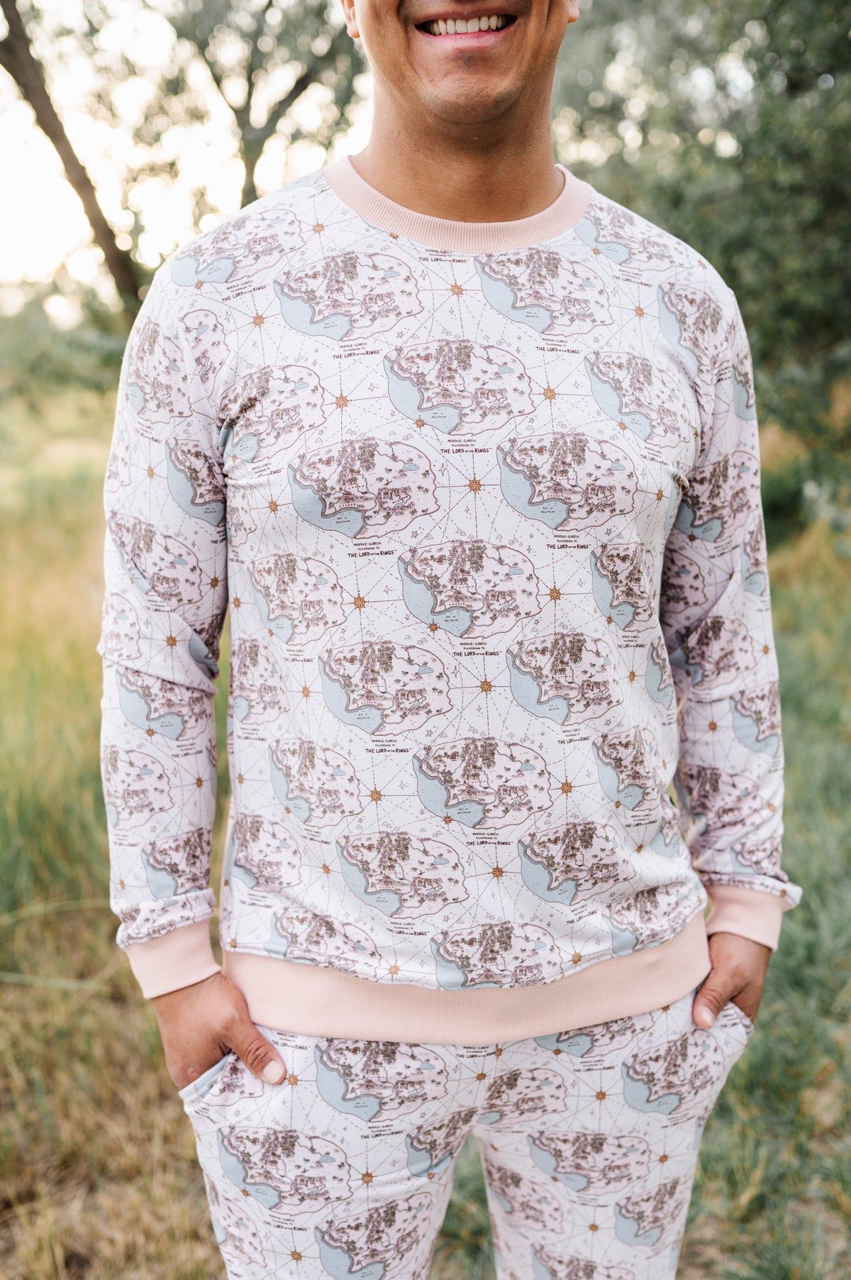 The Lord of the Rings™ Tiny Map Adult Crewneck