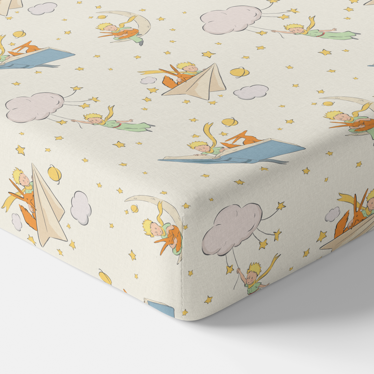The Little Prince® Fly Away Crib Sheet