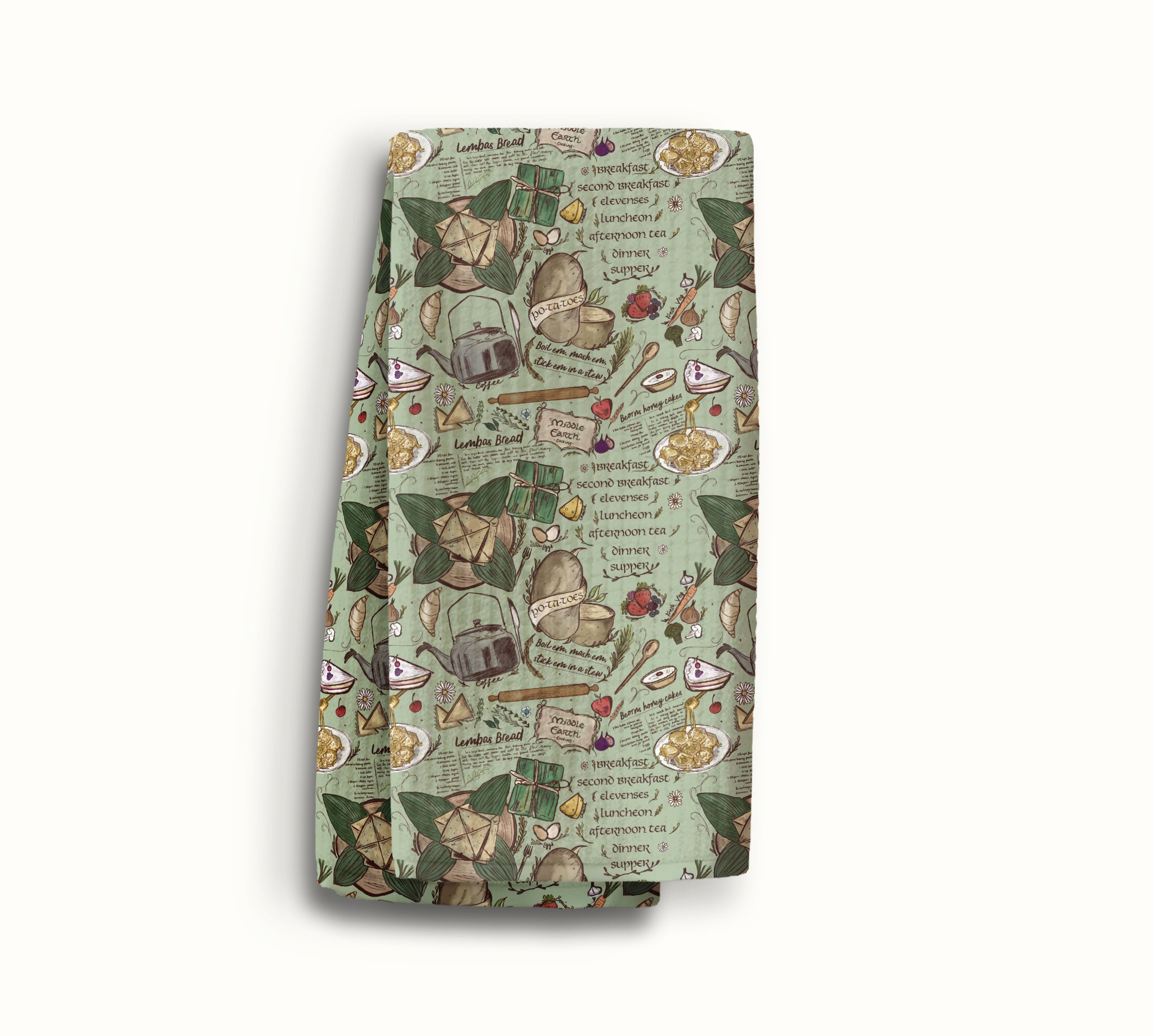 Middle-earth™ Elevenses™ Tea Towel