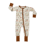 Forest Frolic Zip Romper