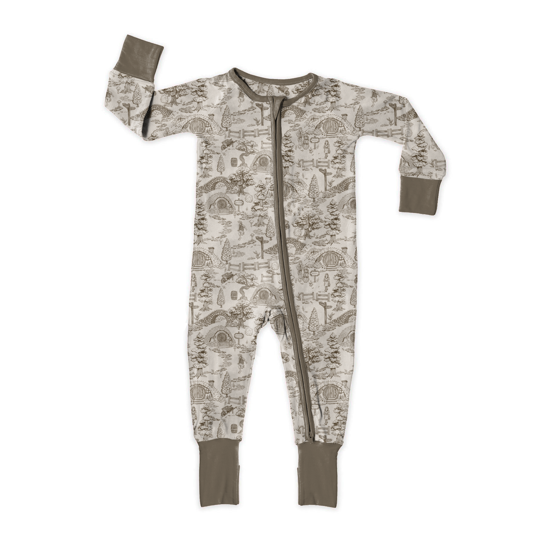 The Lord of the Rings™ Hobbiton™ Toile Zip Romper