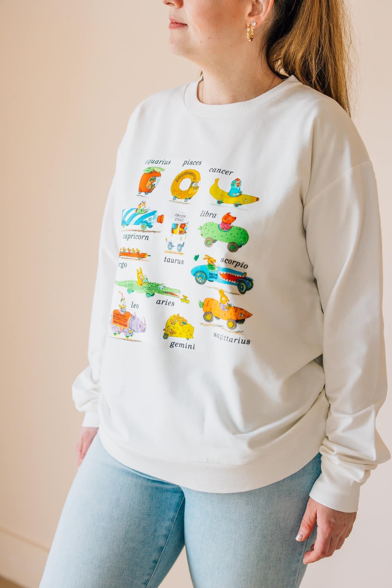Richard Scarry's Busyworld™  Zodiac Adult Sweatshirt