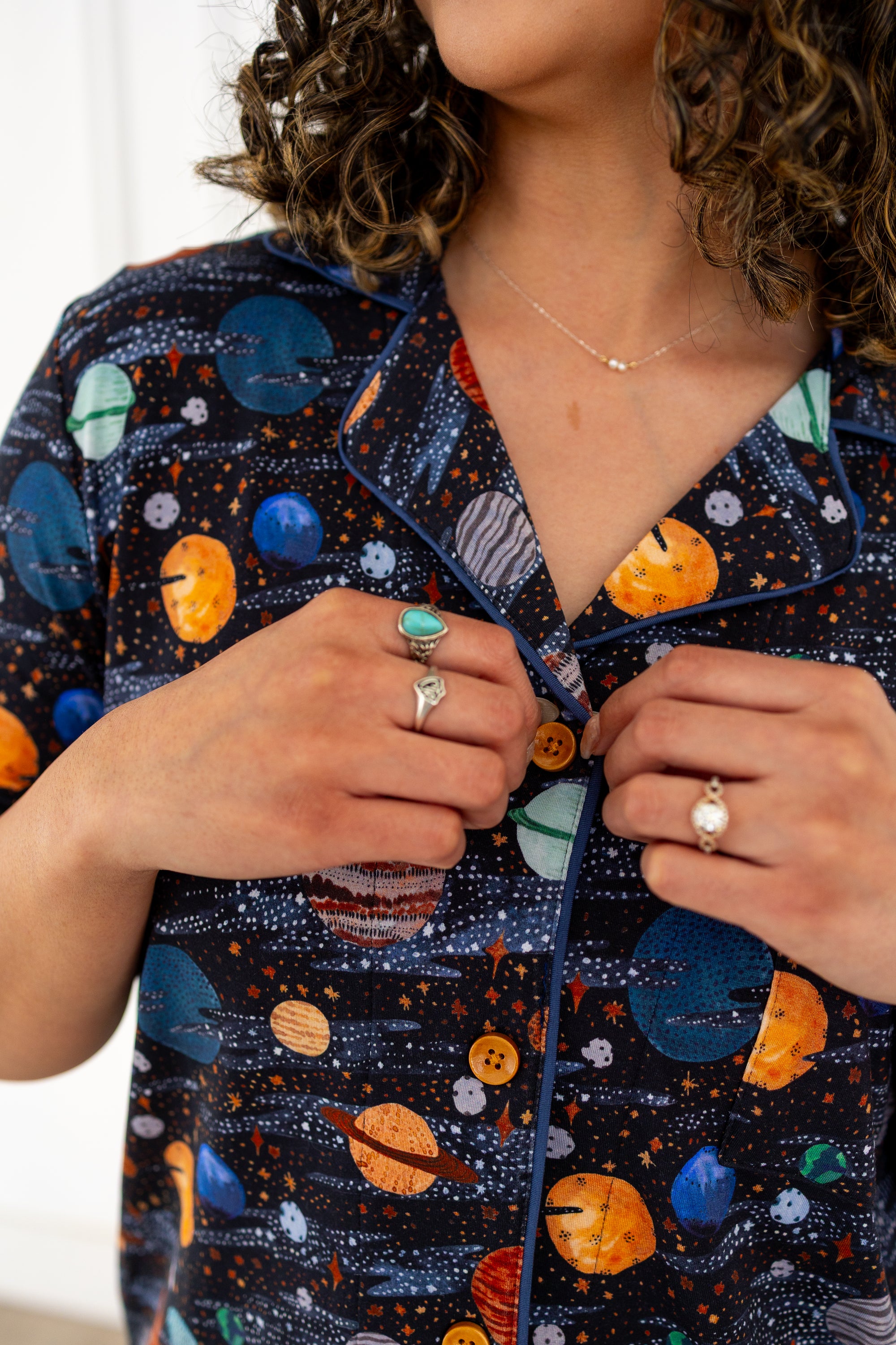 Planetarium Relaxed Short-Sleeve PJ Set