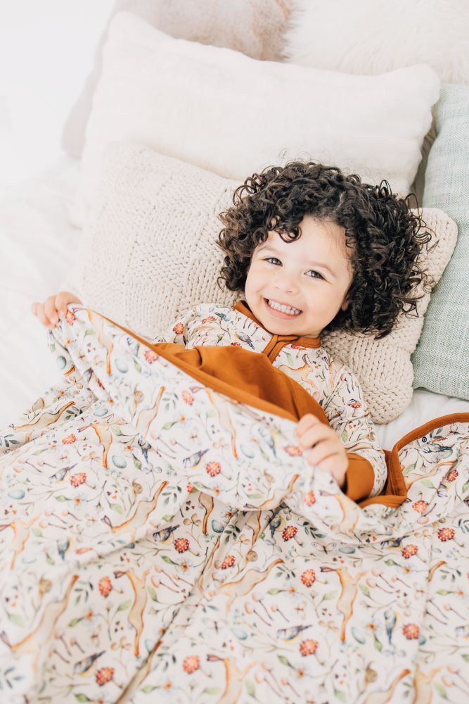 Forest Frolic Quilted Oversized Blanket
