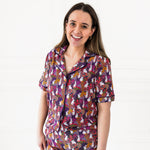 Botanical Bunnies Women's Relaxed Short-Sleeve PJ Set