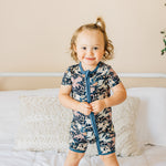 Dancing Dragons Shortie Romper