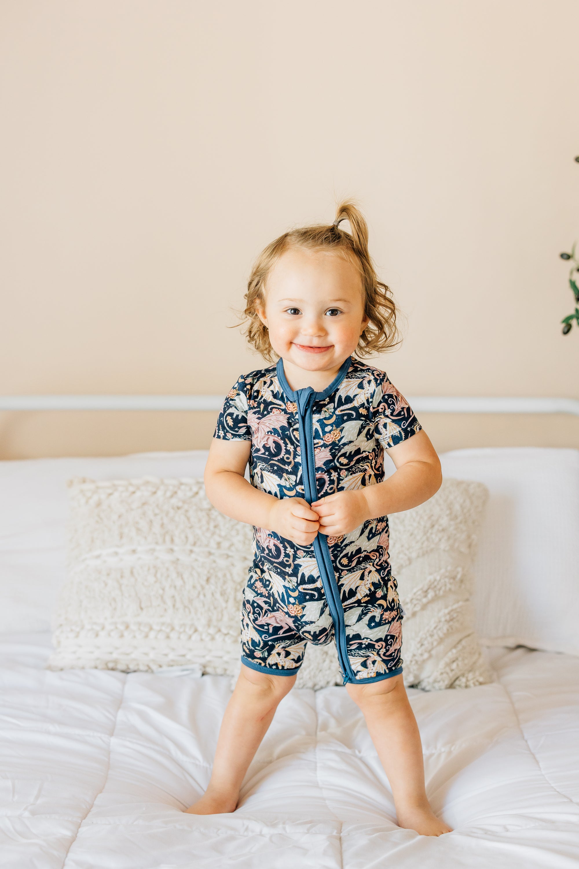 Dancing Dragons Shortie Romper
