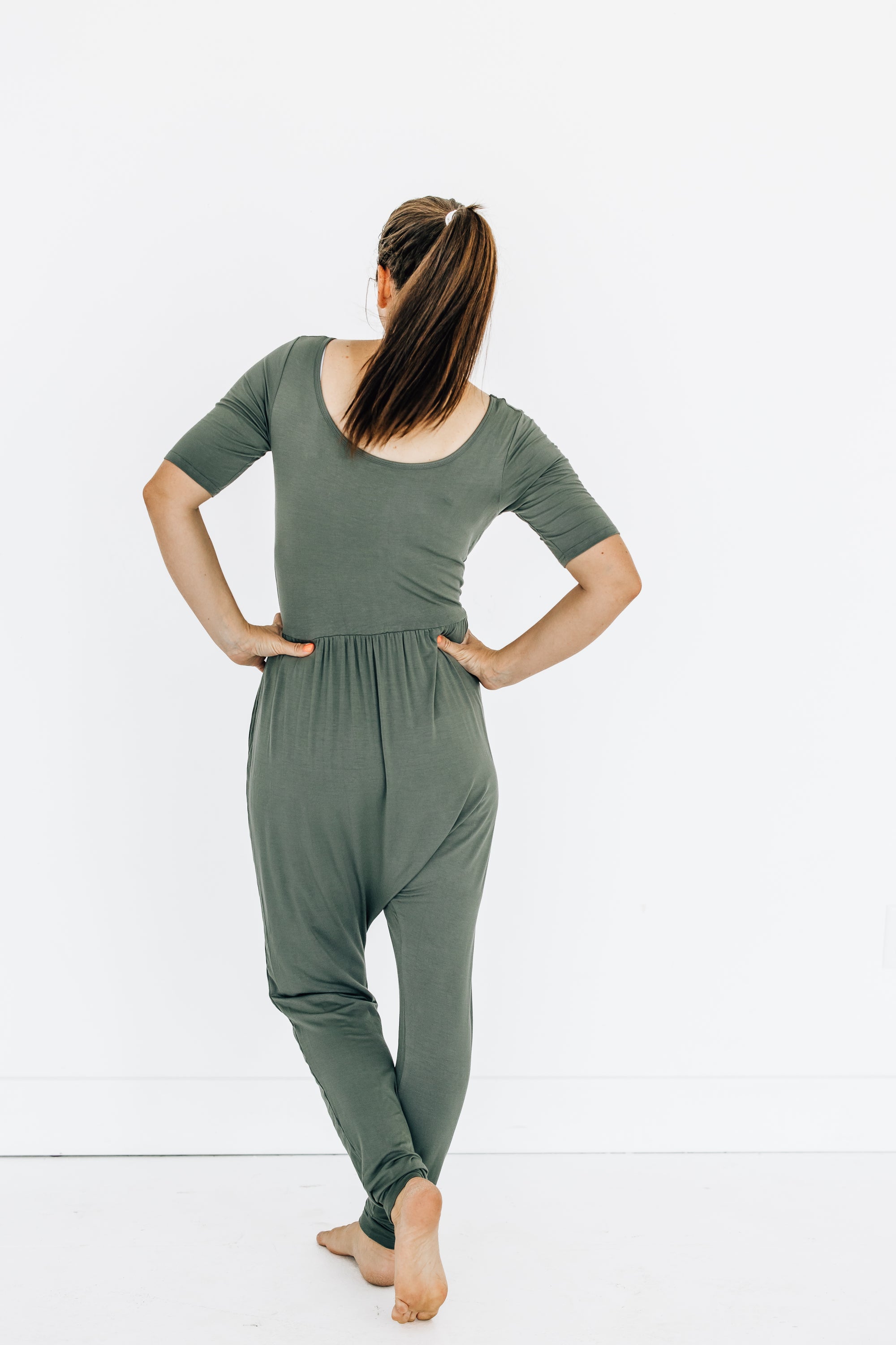 Women's Mid-Weight Twiggy Romper (Sage)