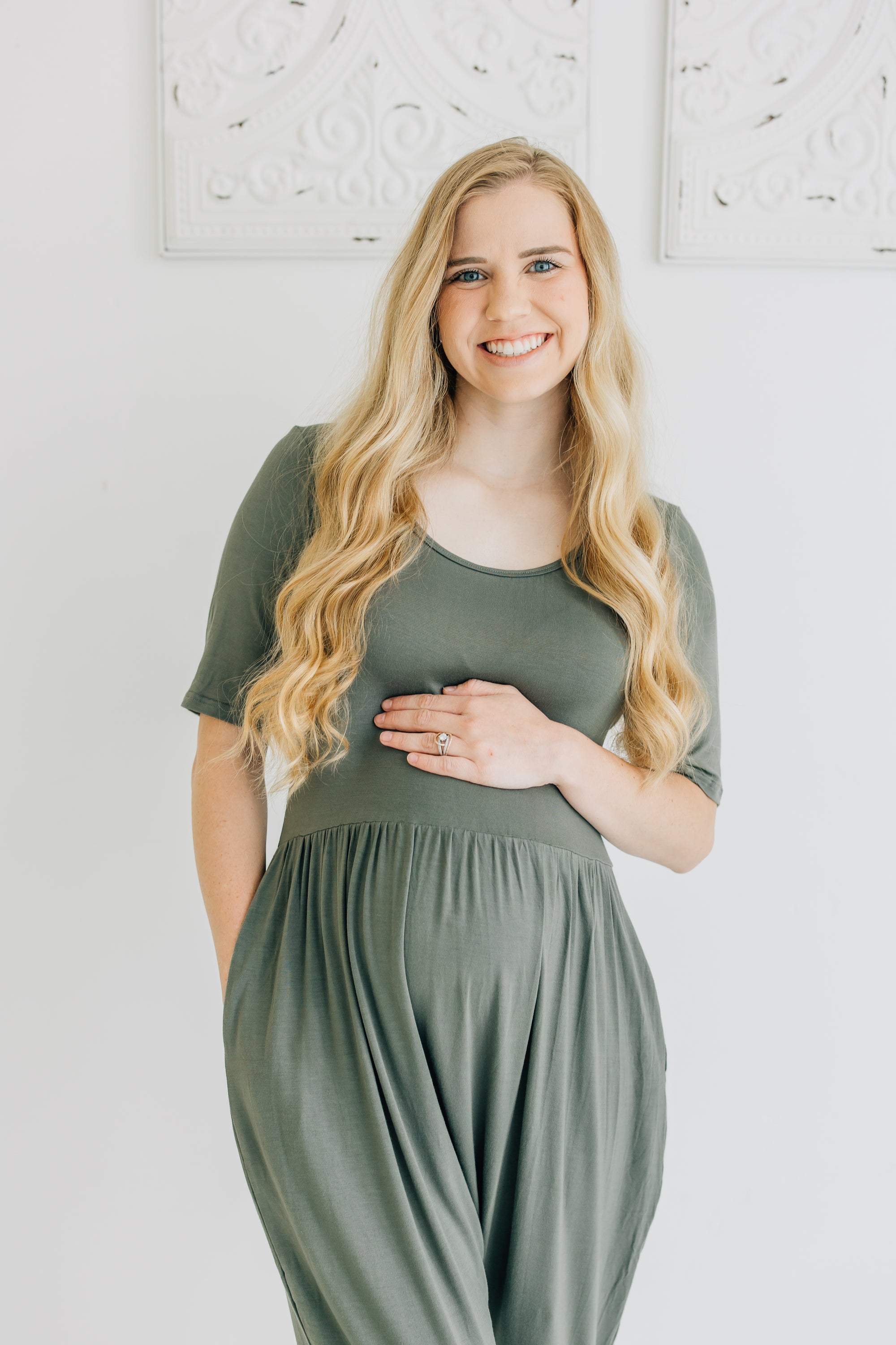 Women's Mid-Weight Twiggy Romper (Sage)