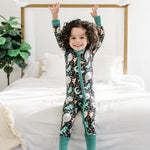 Luna Moth Zip Romper
