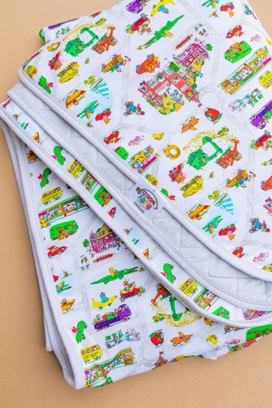 Richard Scarry's Busyworld™ Busytown Map Quilted Oversized Blanket