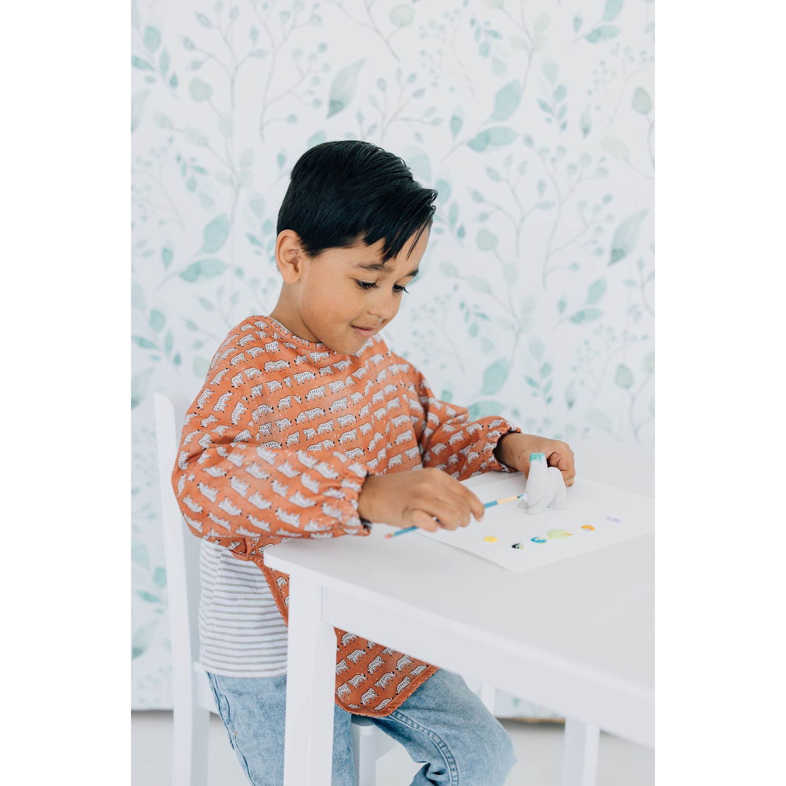 Planetarium Long Sleeve Recycled Plastic Smock Bib