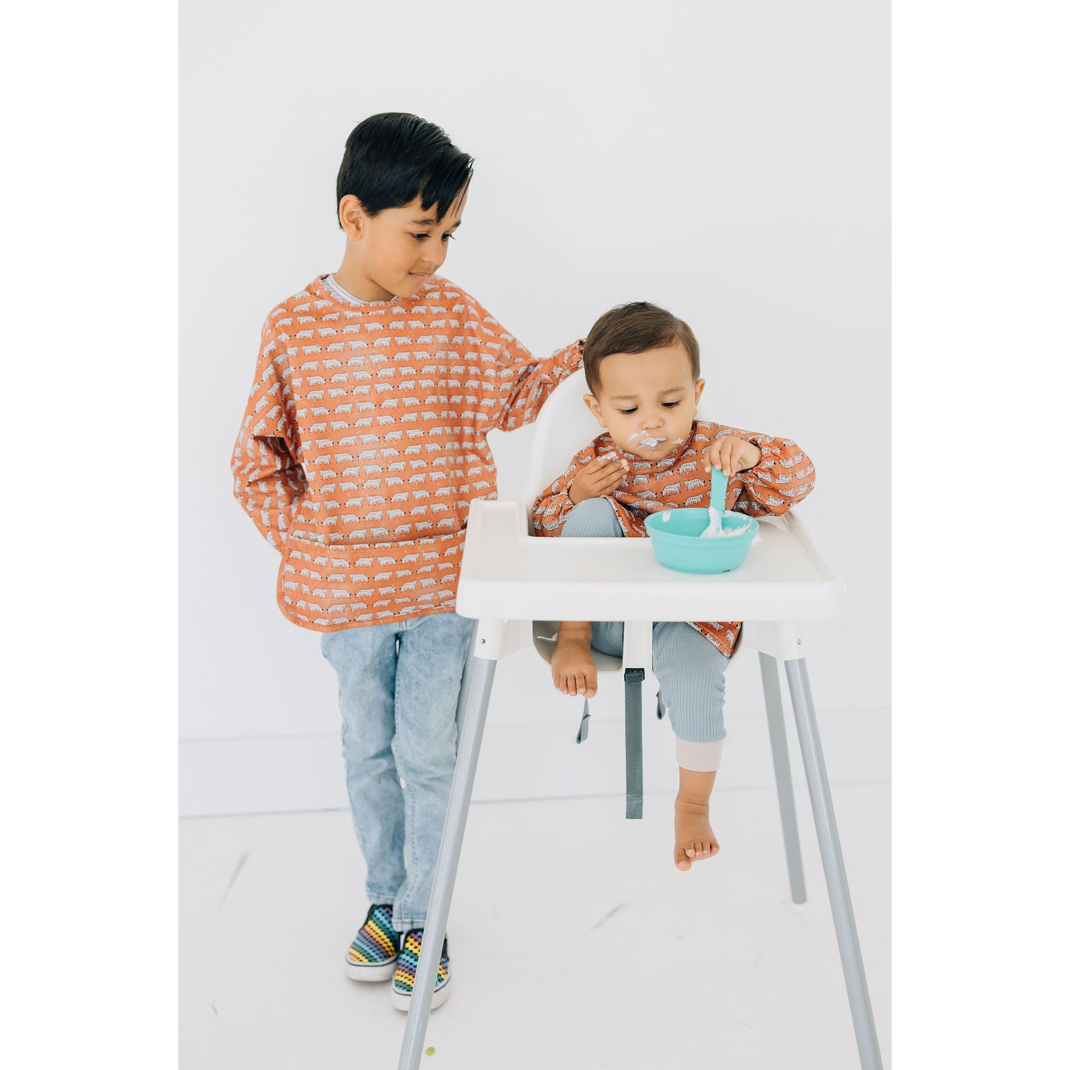 Planetarium Long Sleeve Recycled Plastic Smock Bib