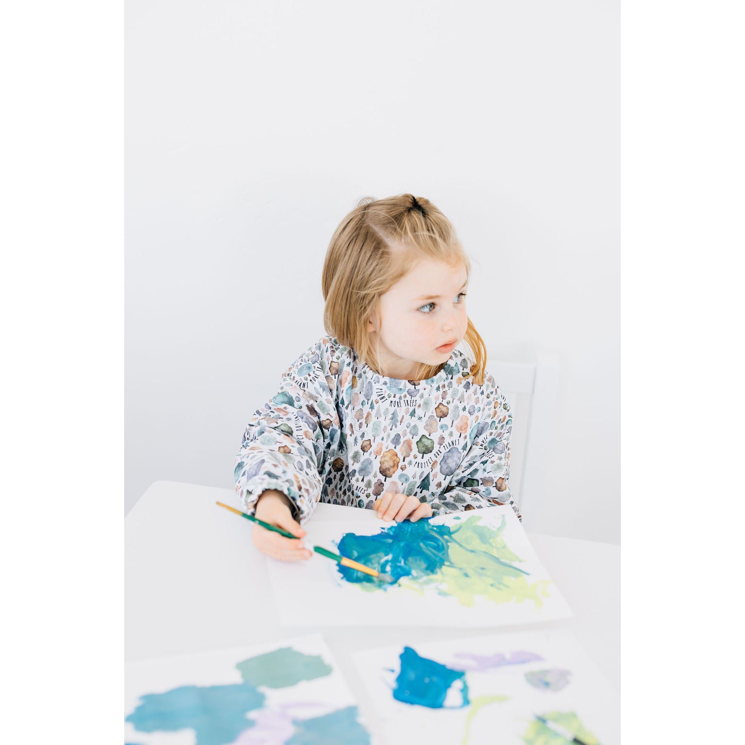 Planetarium Long Sleeve Recycled Plastic Smock Bib