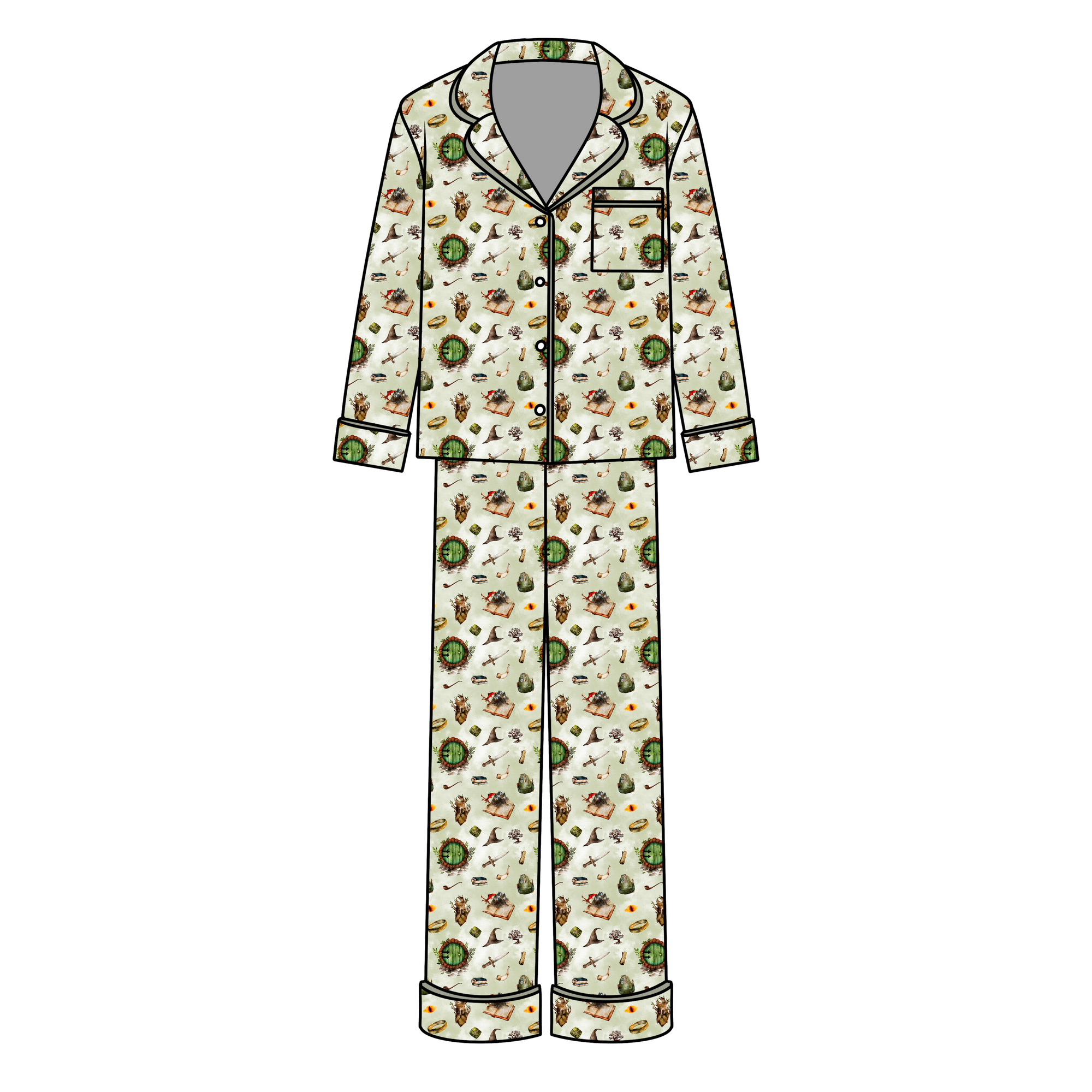 The Lord of the Rings™ Icons Women's Relaxed Long-Sleeve PJ Set