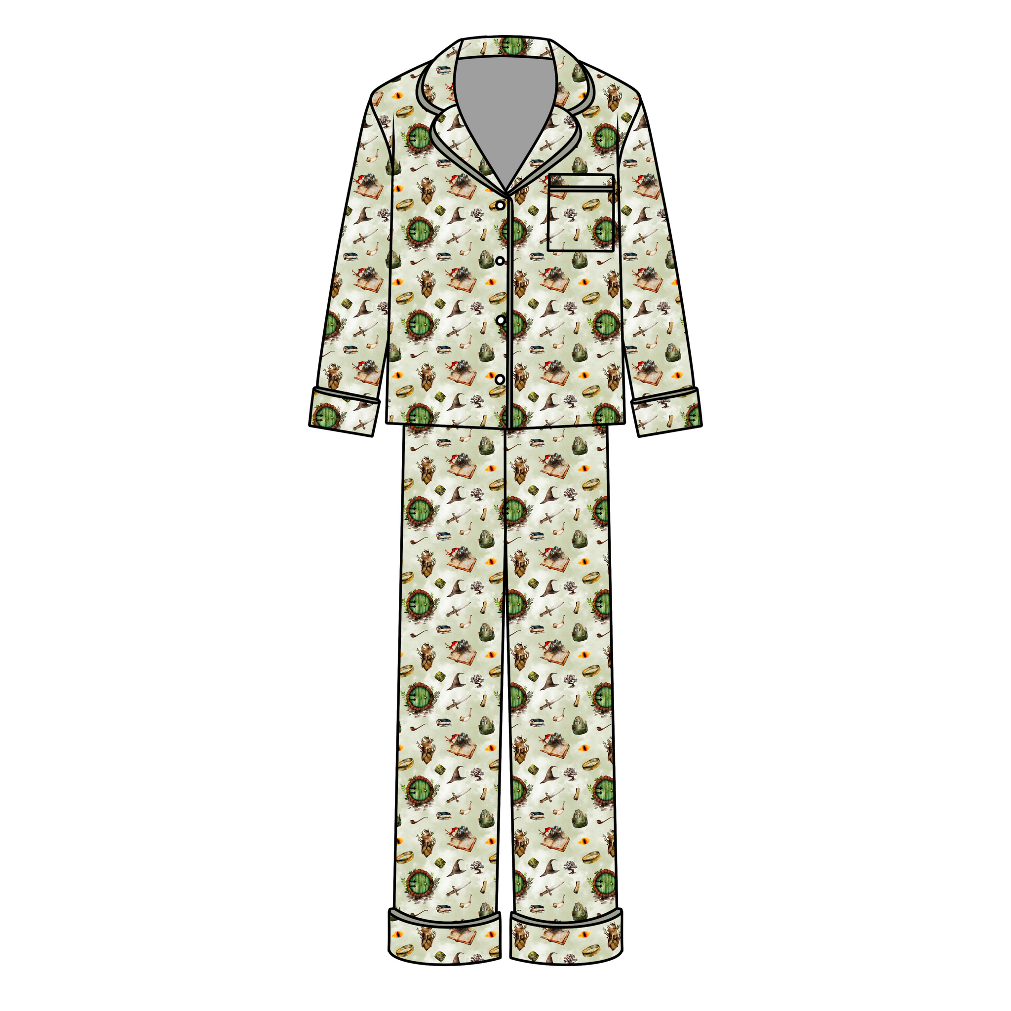 The Lord of the Rings™ Icons Women's Relaxed Long-Sleeve PJ Set