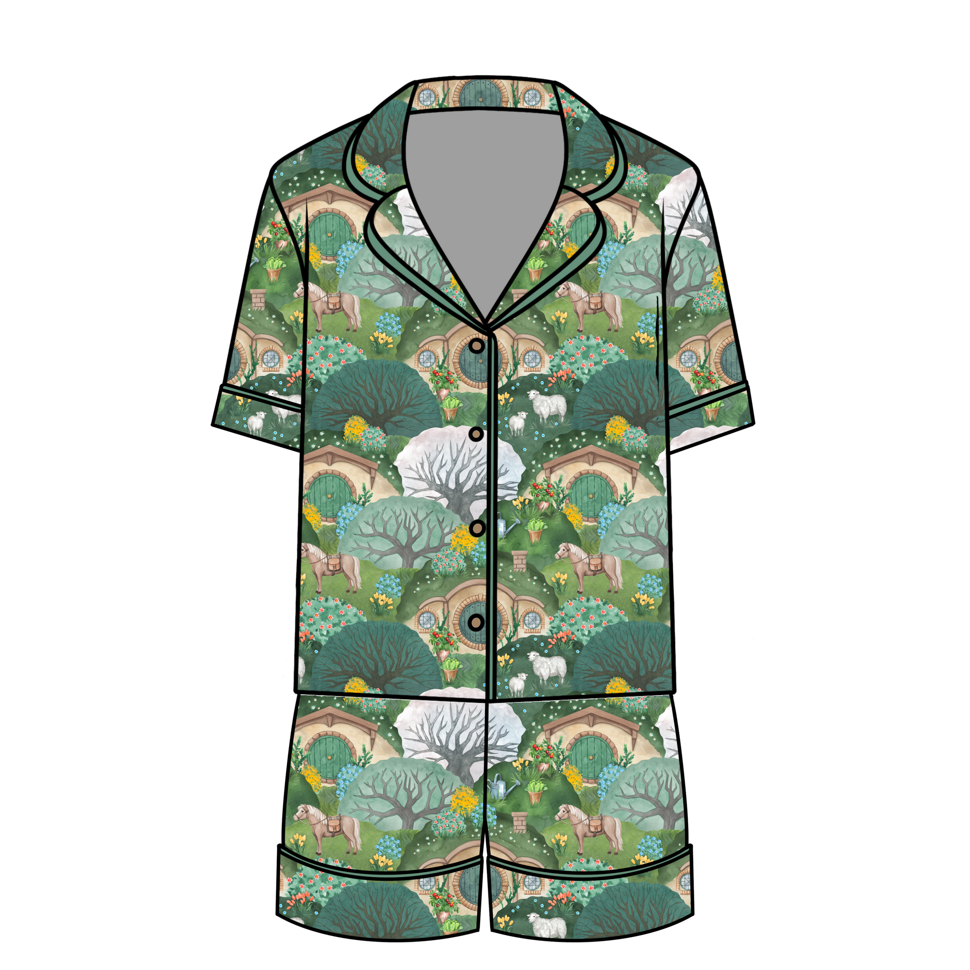 The Shire™  In Bloom Relaxed Short-Sleeve PJ Set