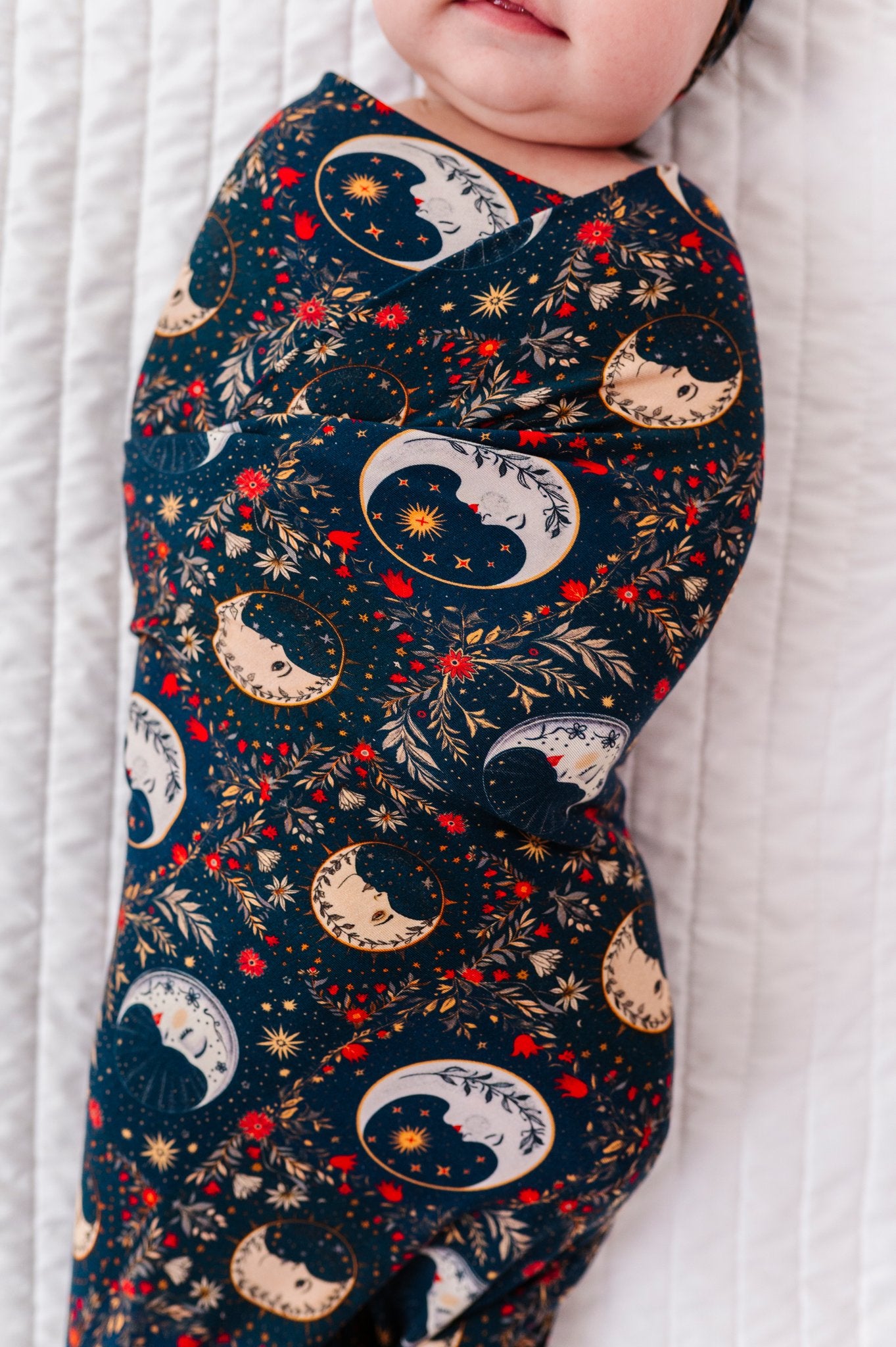 boho moons swaddle set 2