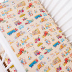 busytown market day crib sheet 1