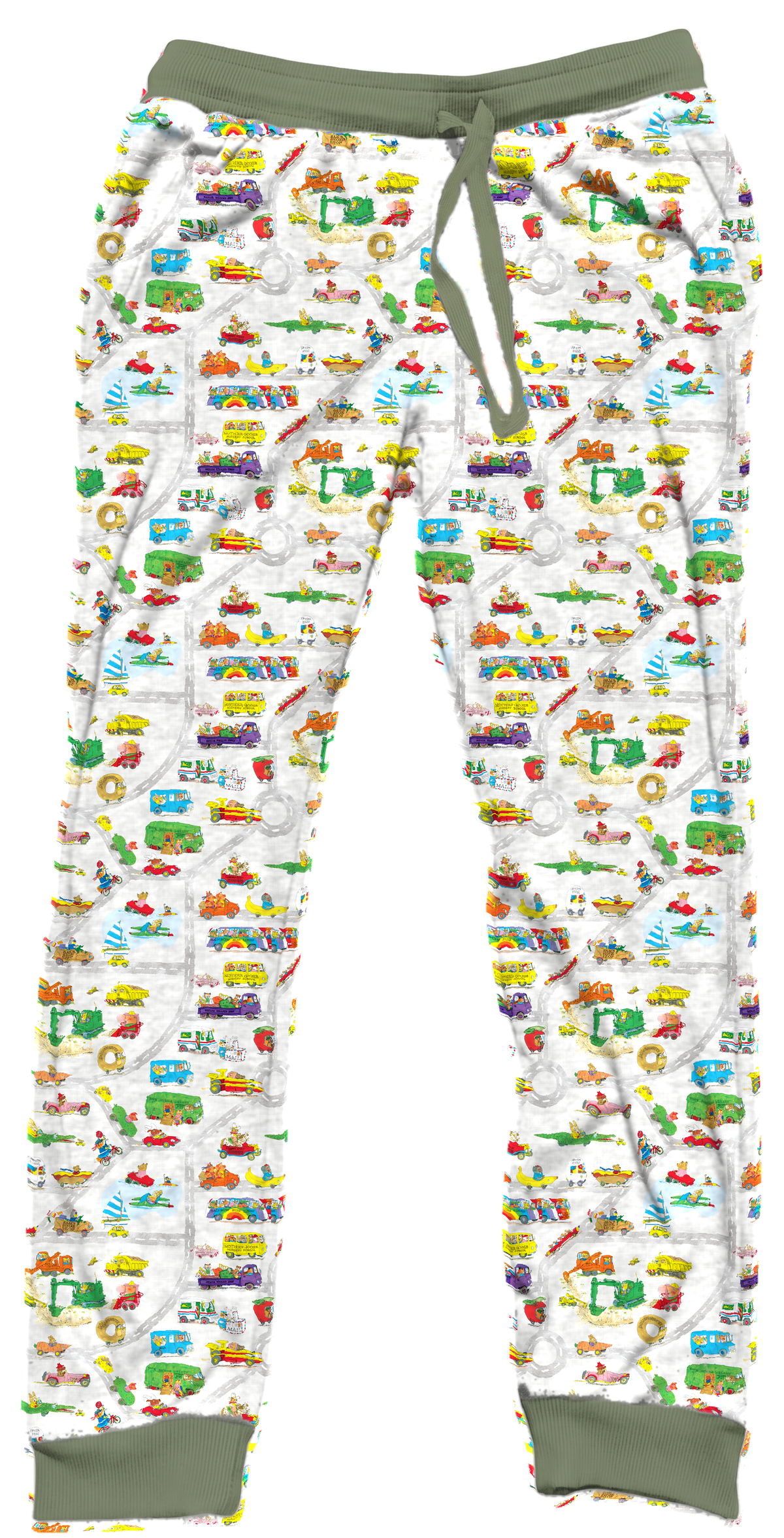 Richard Scarry™ Busytown Map Adult Sleepy Pants product mock