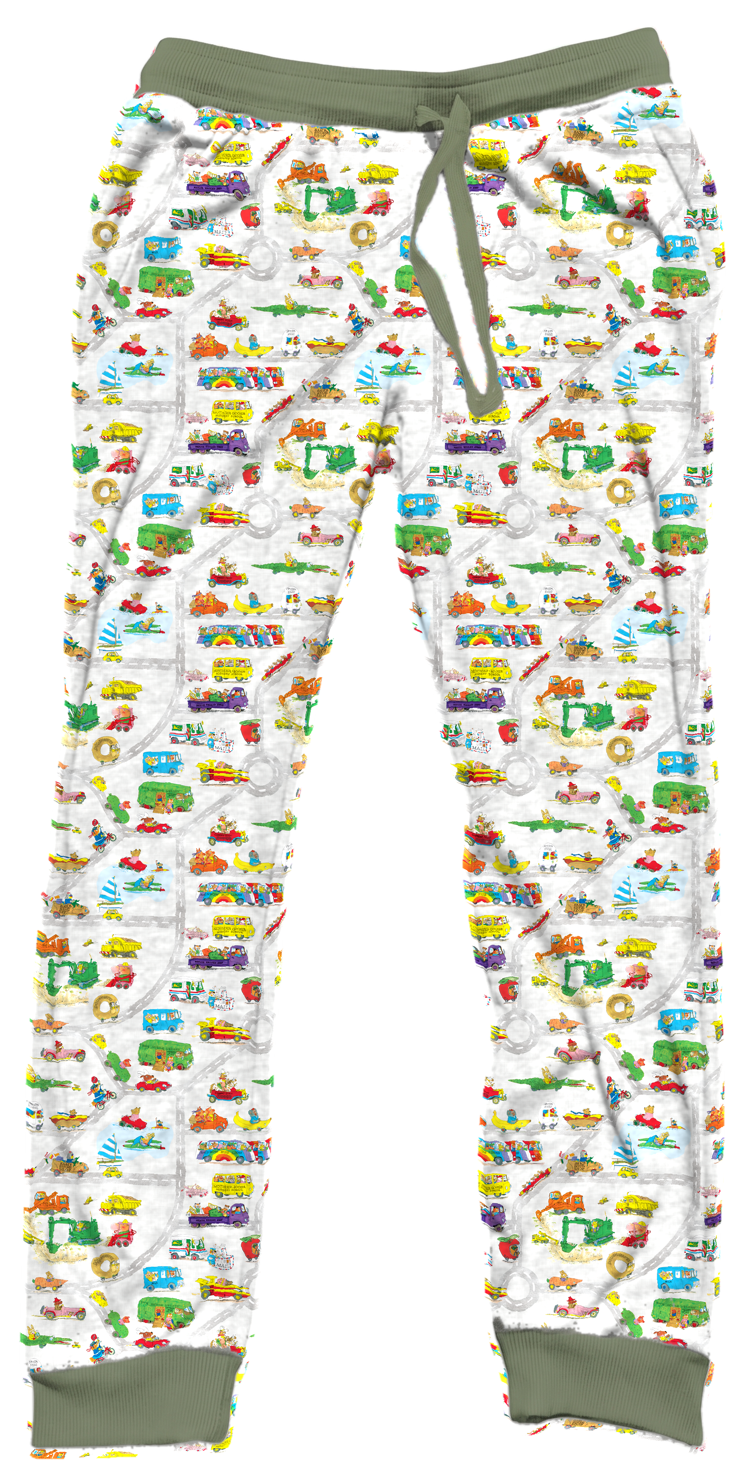 Richard Scarry™ Busytown Map Adult Sleepy Pants product mock
