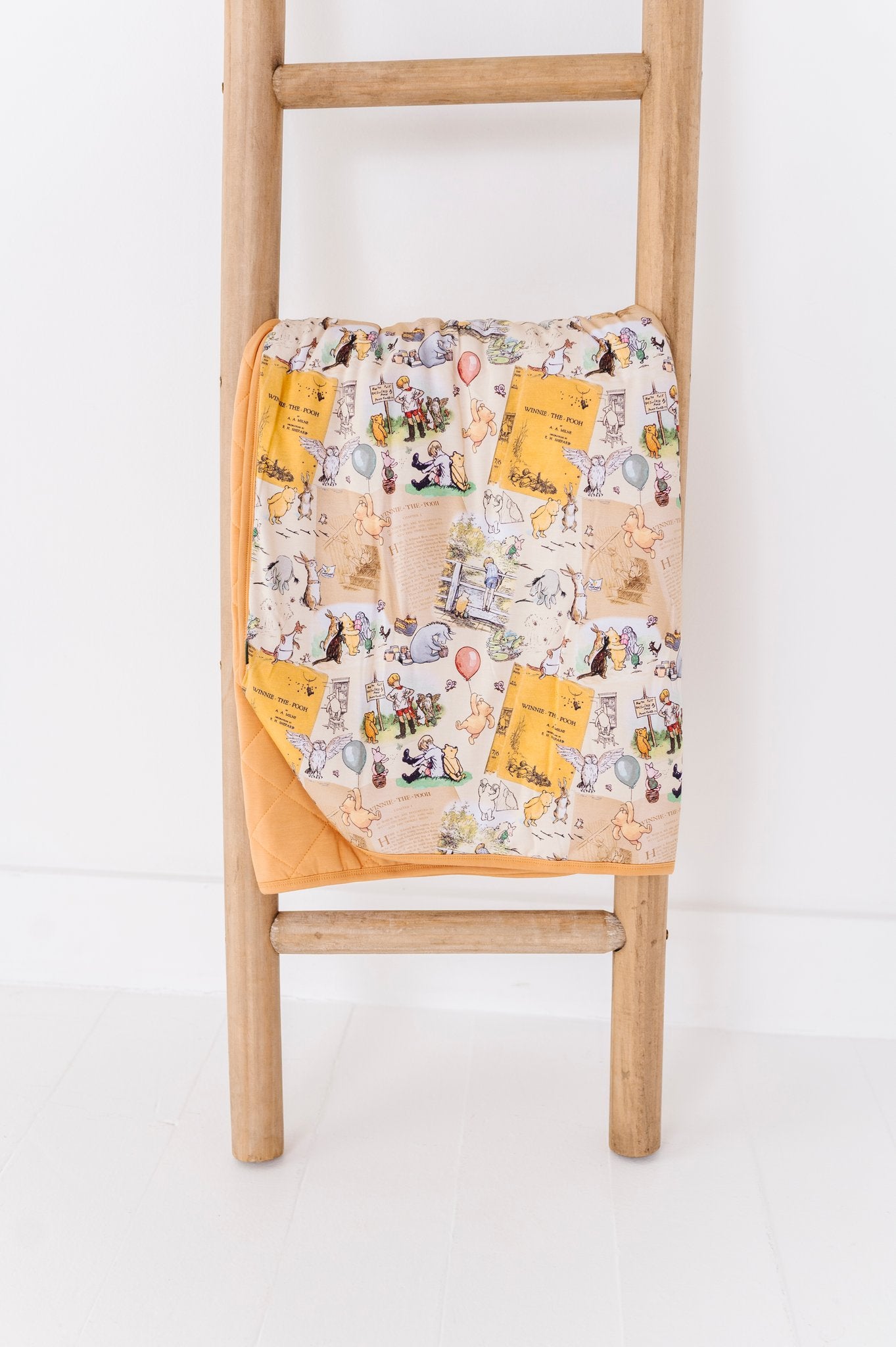 Quilted Oversized Blanket in Hundred Acre Storybook