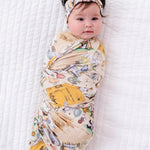 Swaddle Set in Hundred Acre Storybook