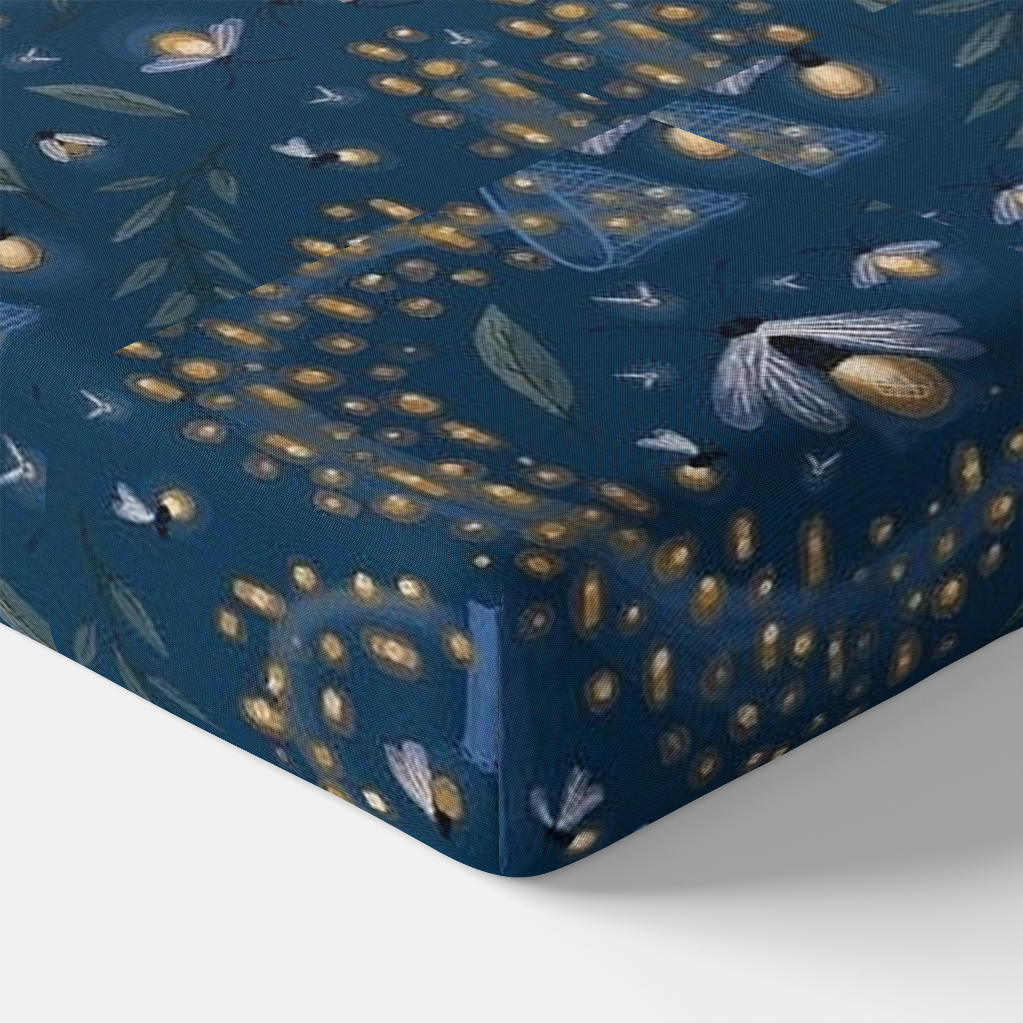 Lightning Catcher Crib Sheet mockup